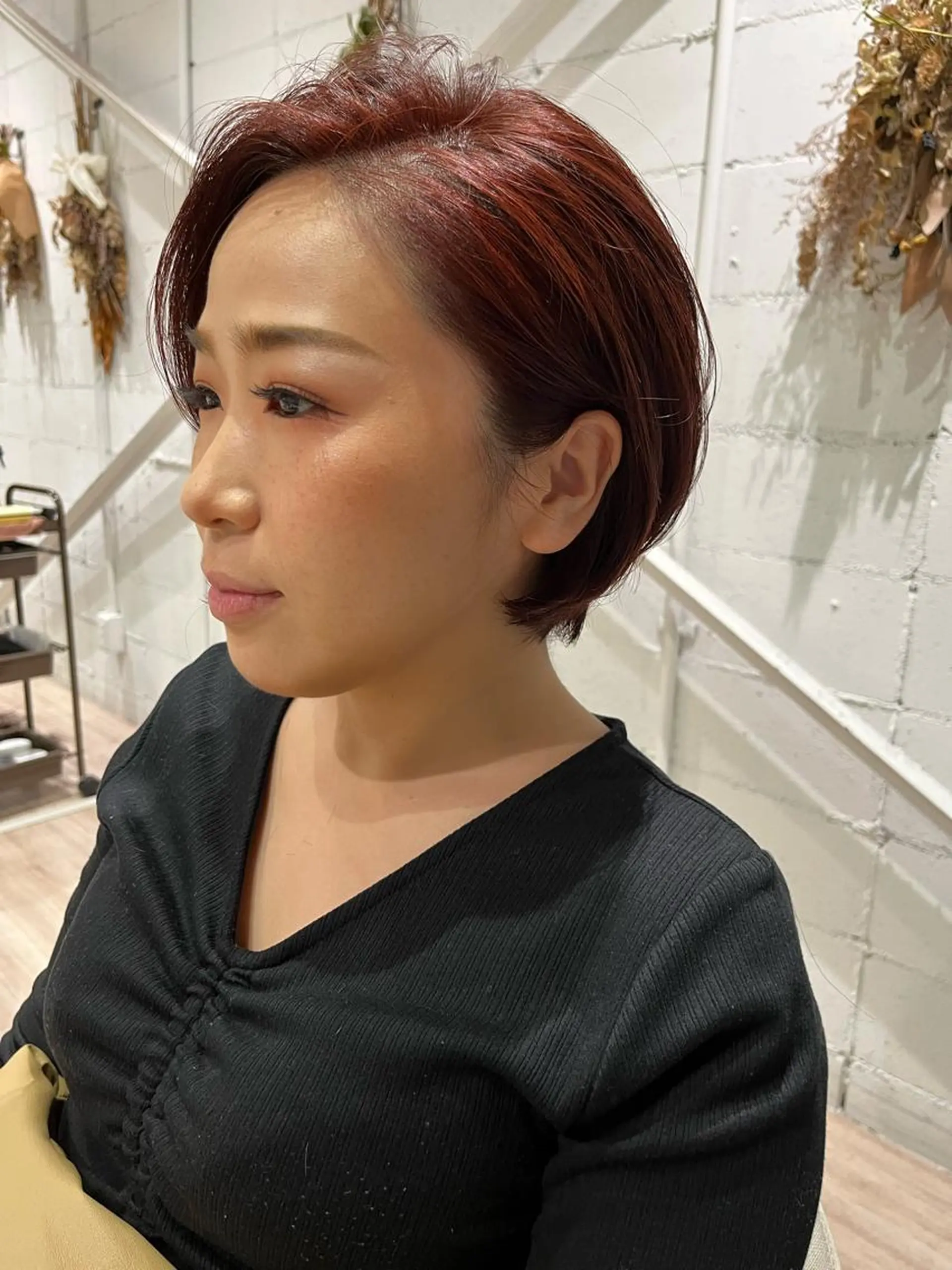 ショート ショート/ボブ パーマ/中原のヘアスタイル