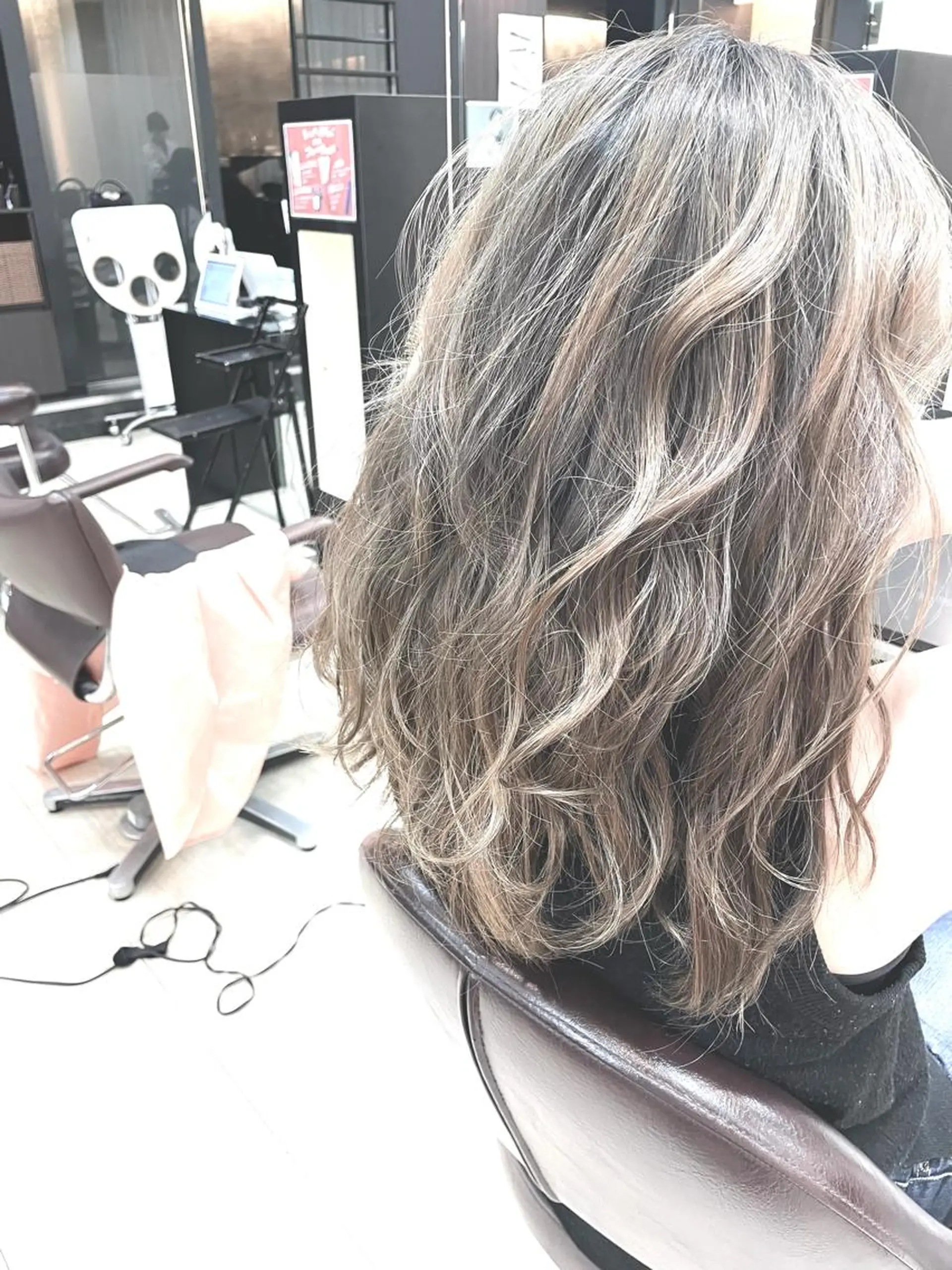 セミロング 島 りょう太郎のヘアスタイル