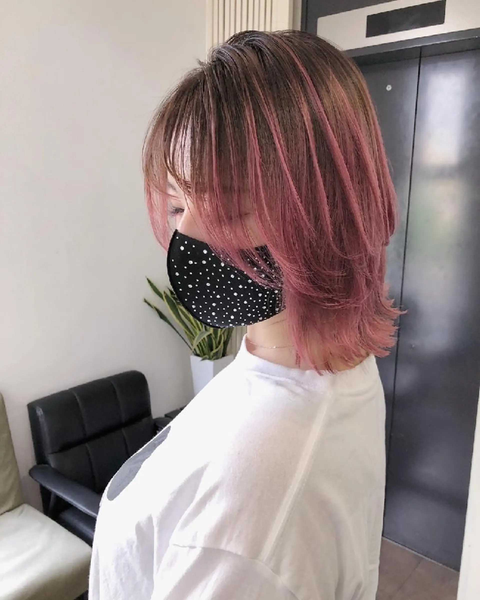 ショート カラー ヘアアレンジ 透明感/レイヤー 🇰🇷tomonaのヘアスタイル