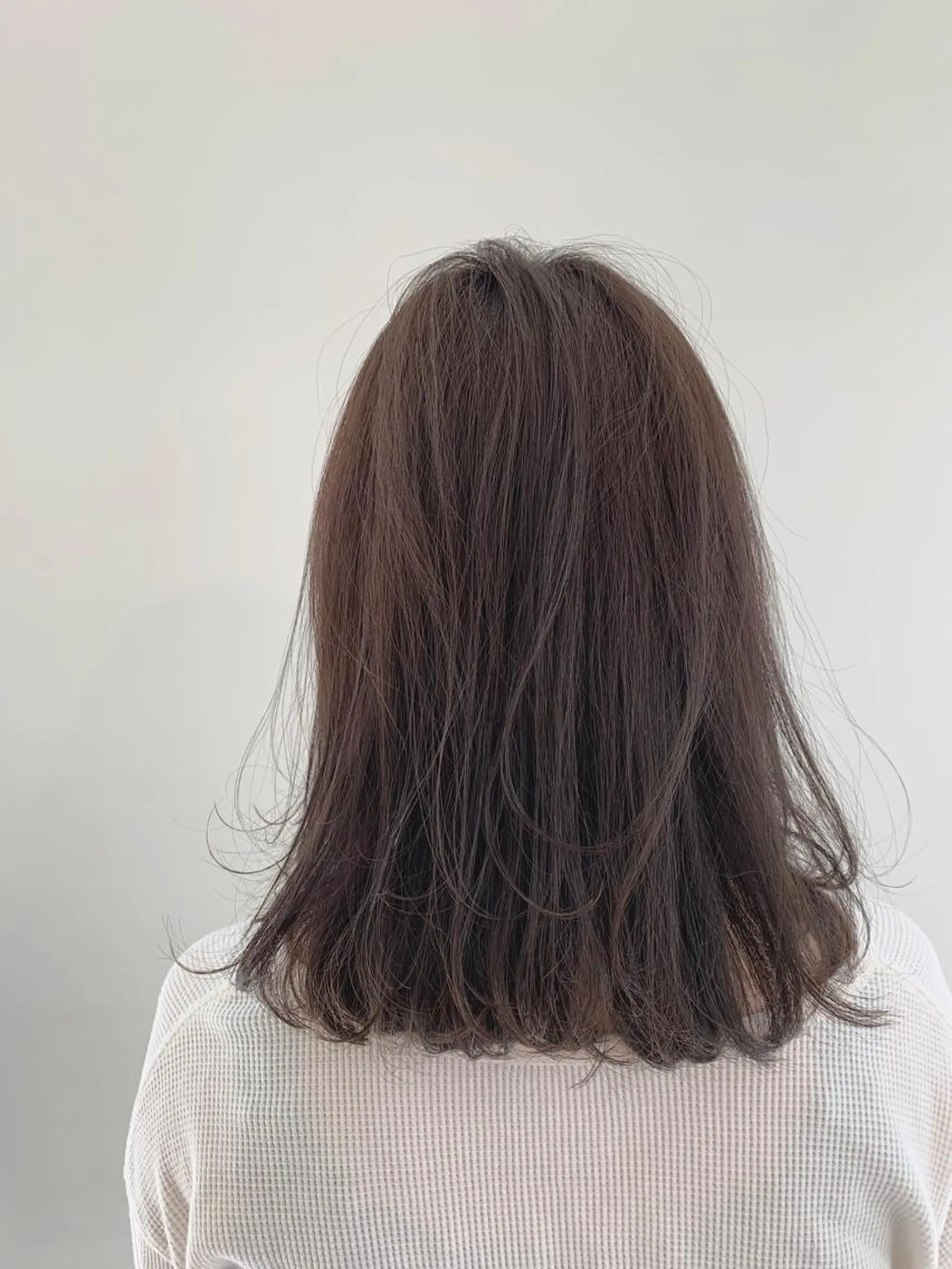 セミロング カラー パーマ ヘアアレンジ 加藤 綾華のヘアスタイル