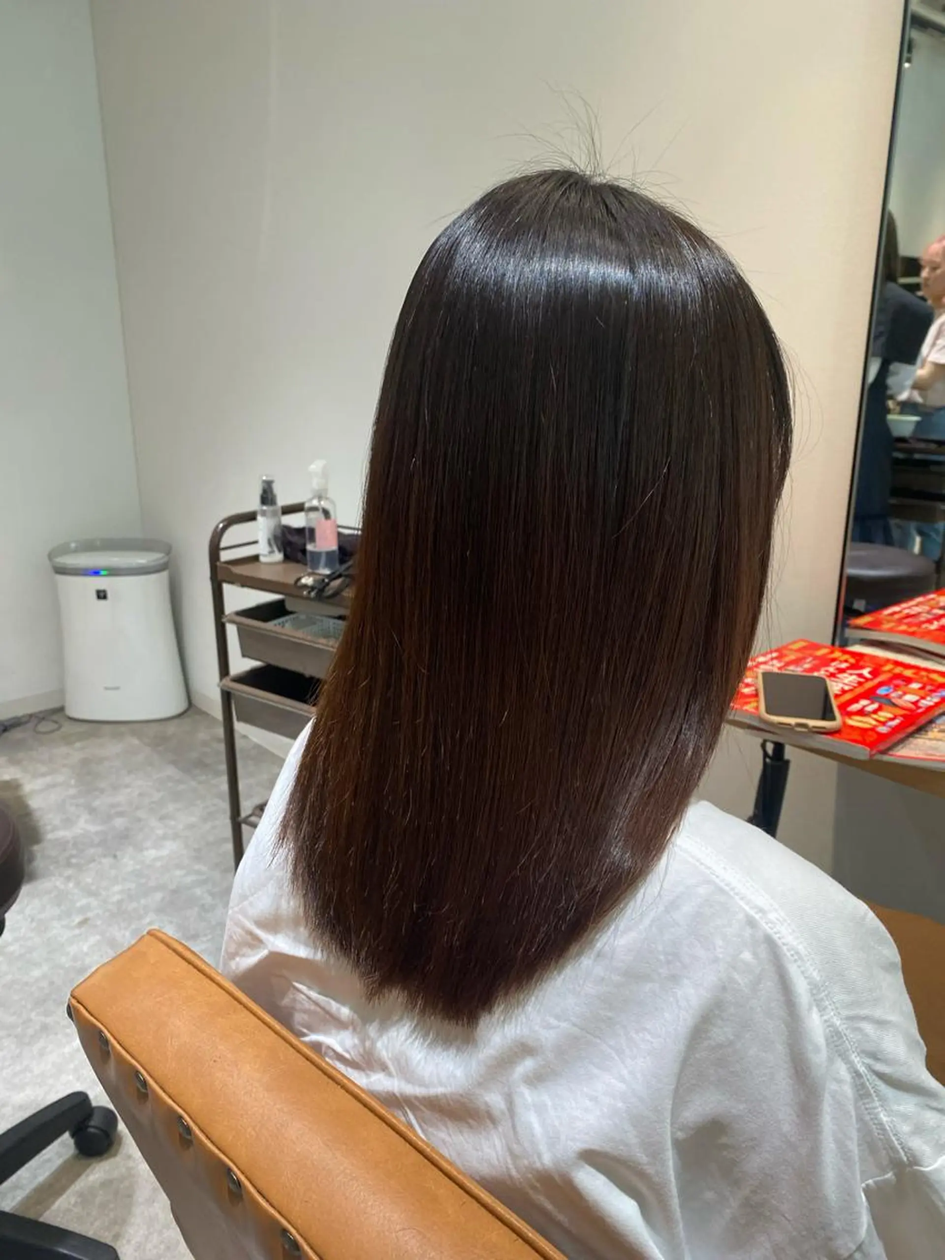 セミロング 縮毛矯正 カット 縮毛矯正 オスズ 🎀´-のヘアスタイル