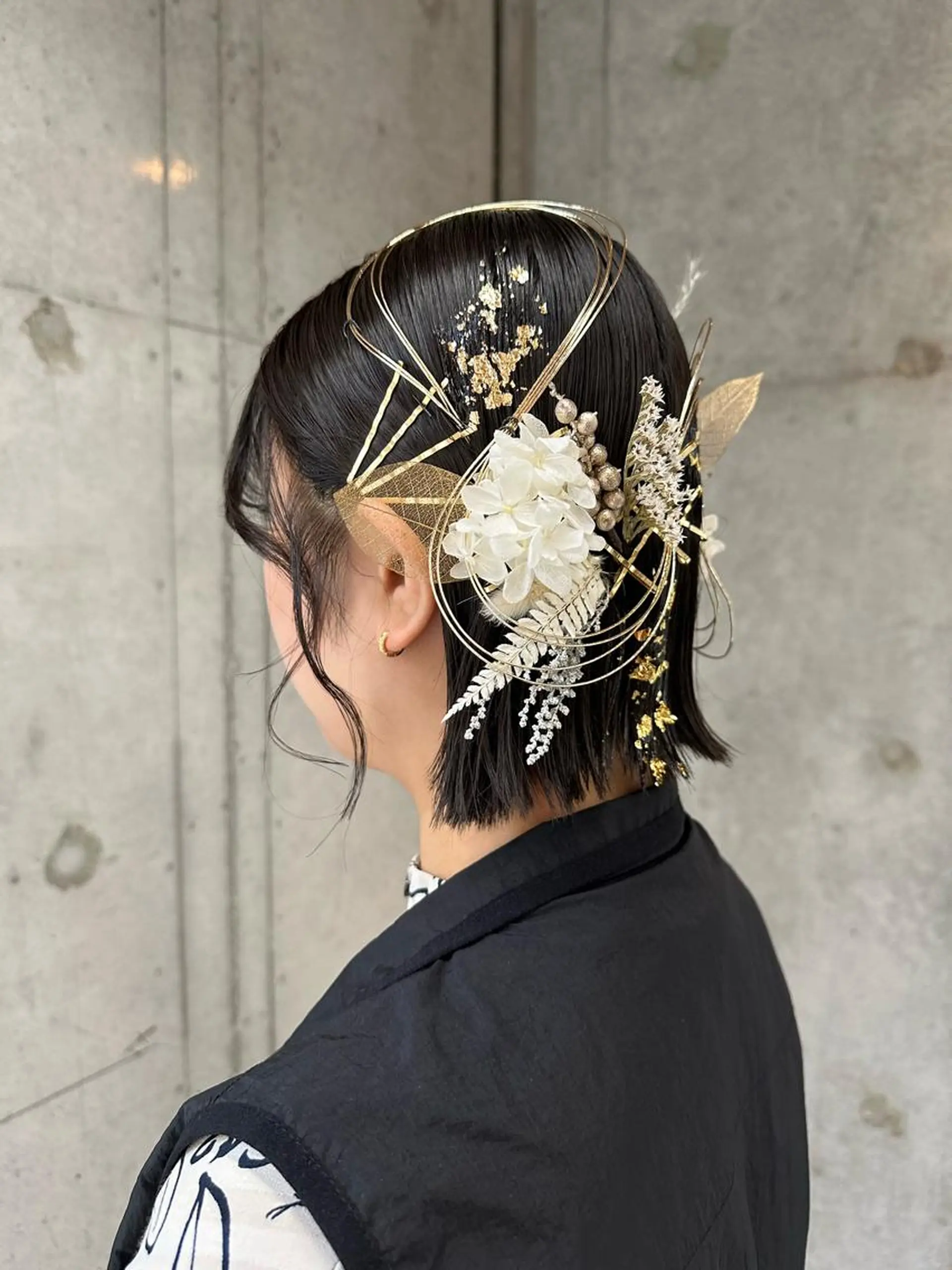 ミディアム ヘアアレンジ 女性に人気♪ はやしほのかのヘアスタイル