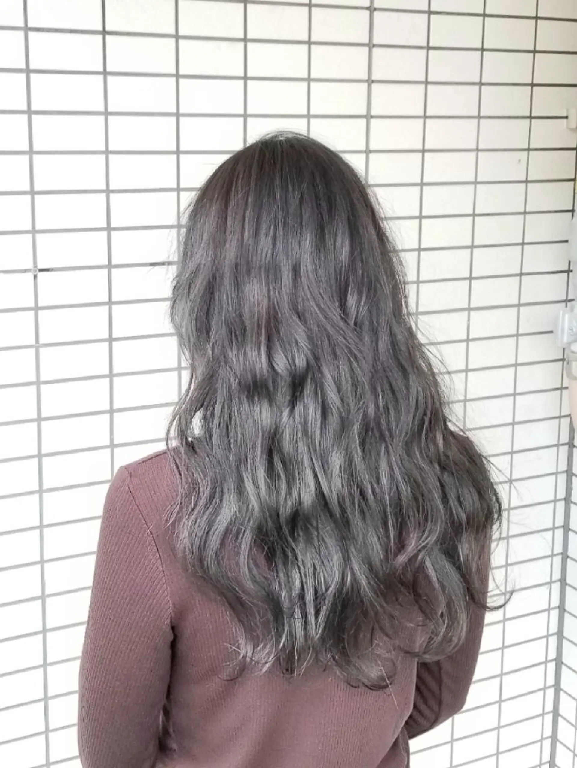 ロング カラー 透明感カラー グレージュ 🌿赤み消し/ 艶カラー落合　優🌿のヘアスタイル