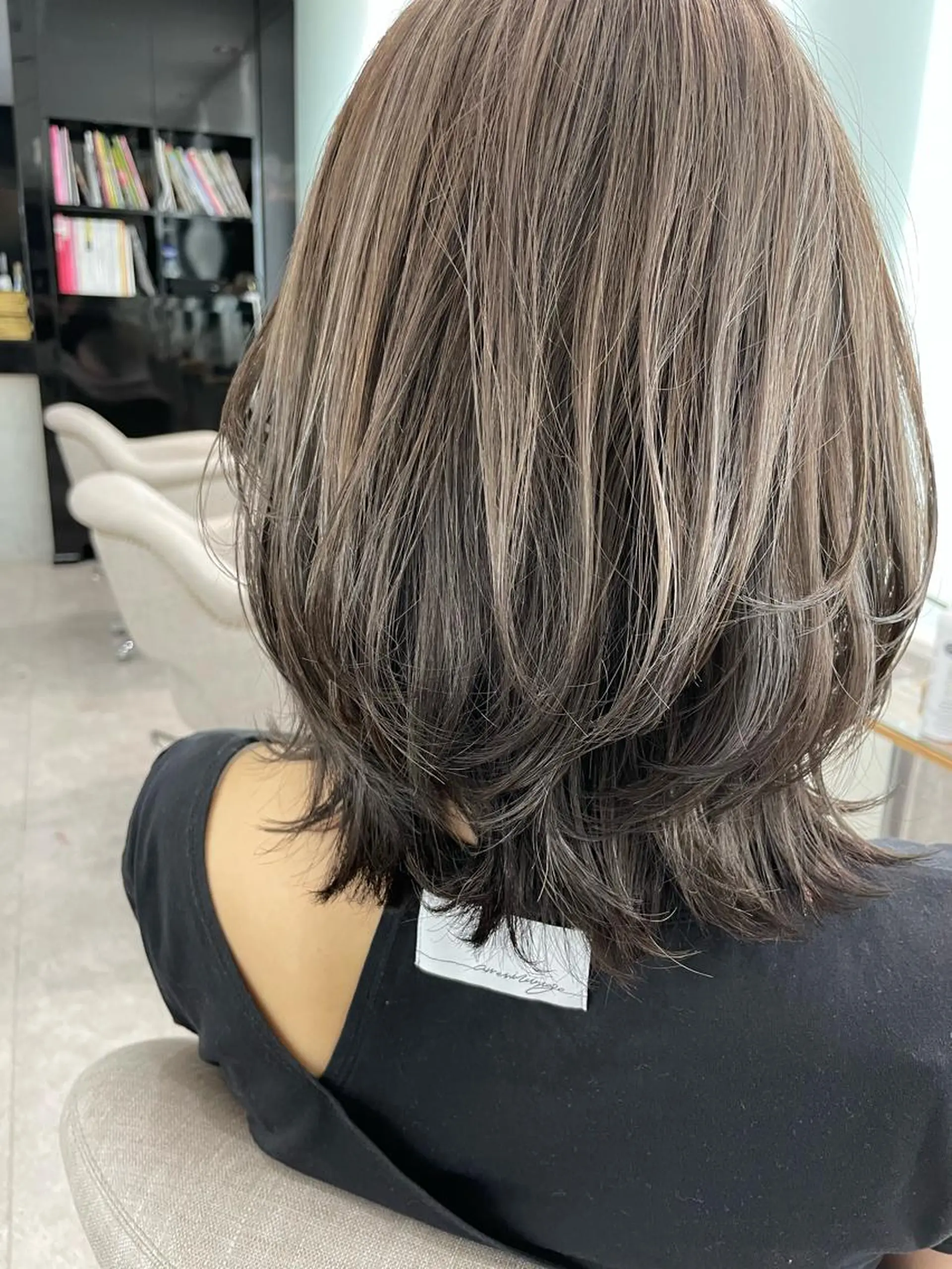 ミディアム カラー ヘアカラー トリートメント 🍀小川大輔🍀 ボブ/ブリーチ🥇のヘアスタイル