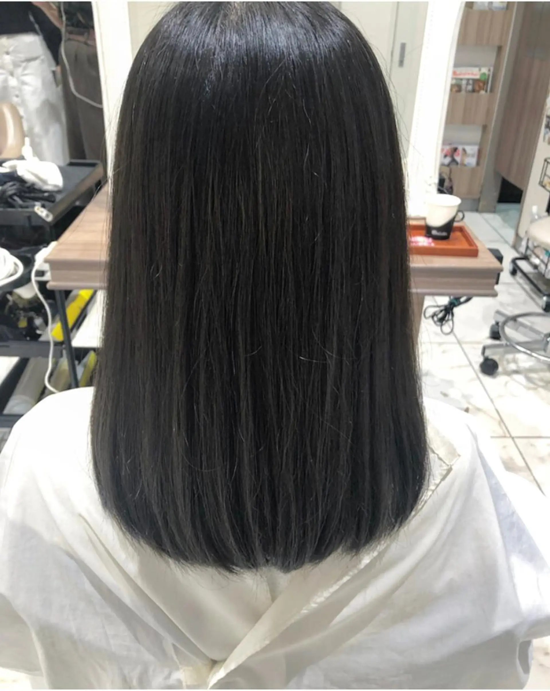 セミロング カラー グレージュ 完全美髪特化 髪質改善/島　悠輔のヘアスタイル