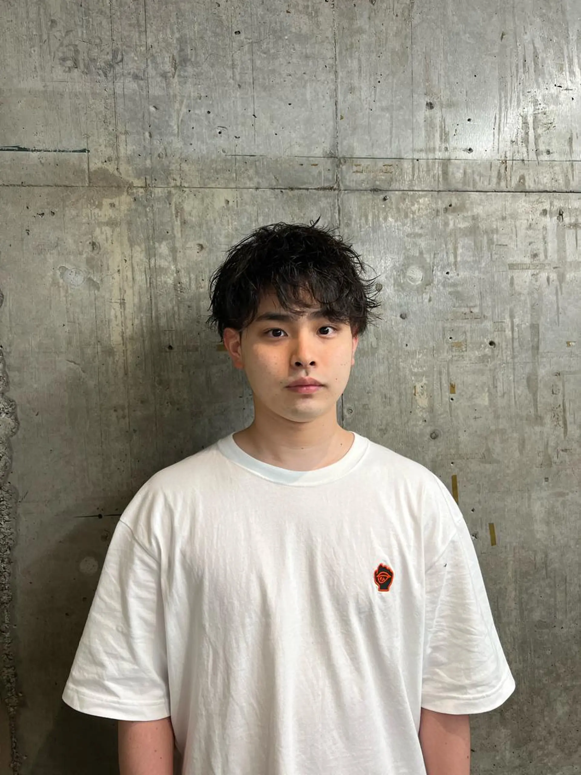 ショート カラー パーマ メンズ マッシュ メンズパーマ ショートヘア スパイラルパーマ カット メンズパーマ /SUNAOのヘアスタイル