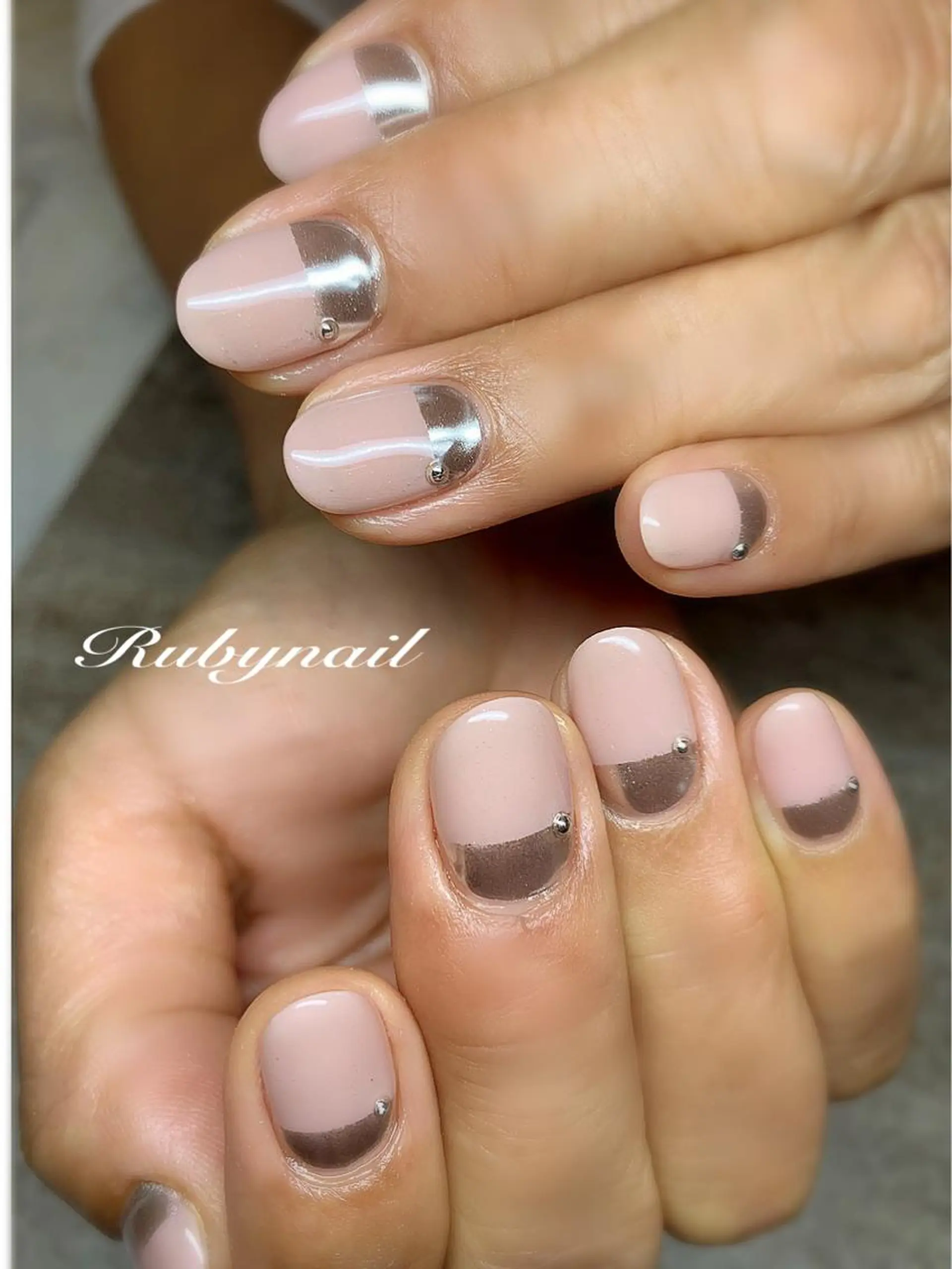 ネイル ミラーネイル プライベートサロン Rubynailのネイルデザイン
