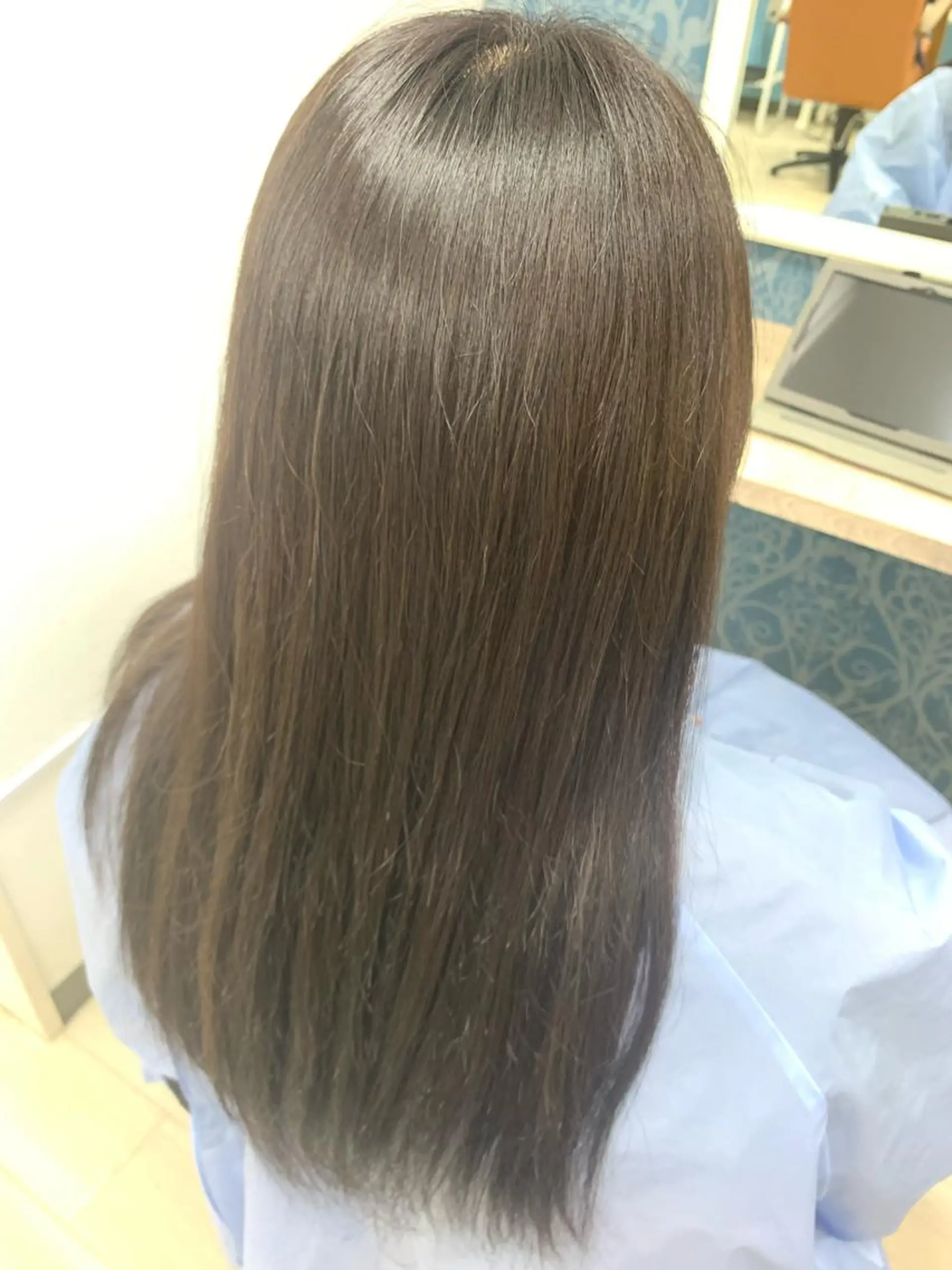 ロング アッシュ ハイライト ロング アジュール Yamasakiのヘアスタイル