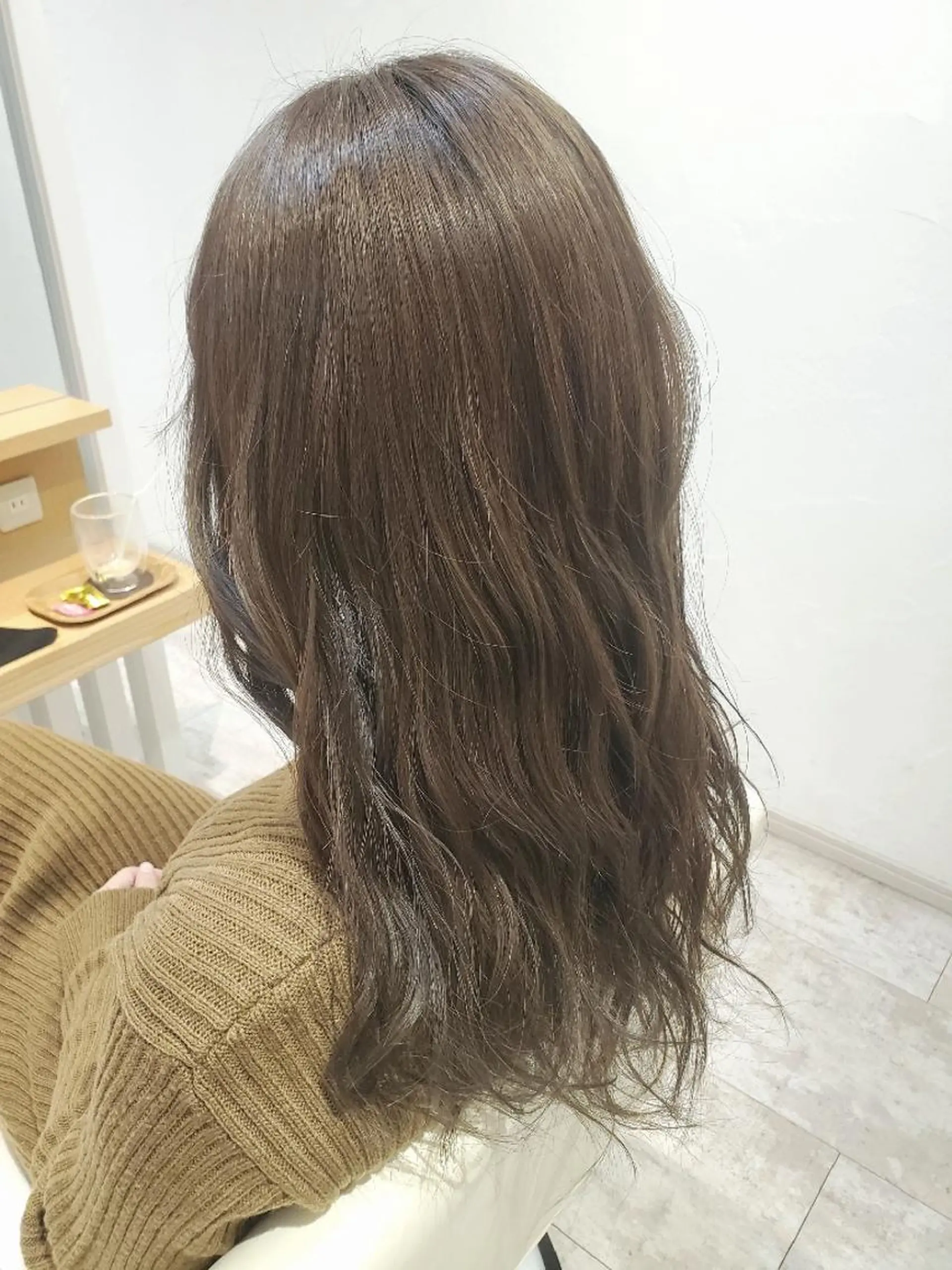 ロング カラー ヘアアレンジ 透明感カラー グレージュ ハイライトカラー ハイライト カット トリートメント 北九州美容室 🕊️わかな✂︎のヘアスタイル