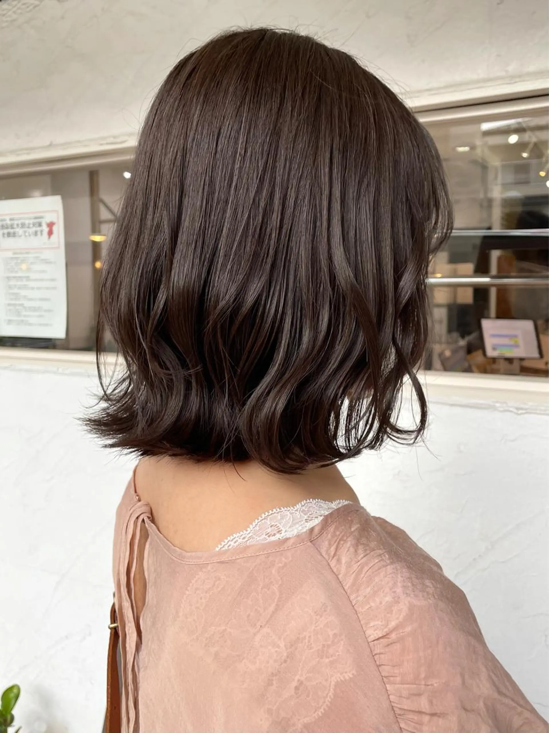 カラー ラベンダーカラー 後藤 陽花子のヘアスタイル