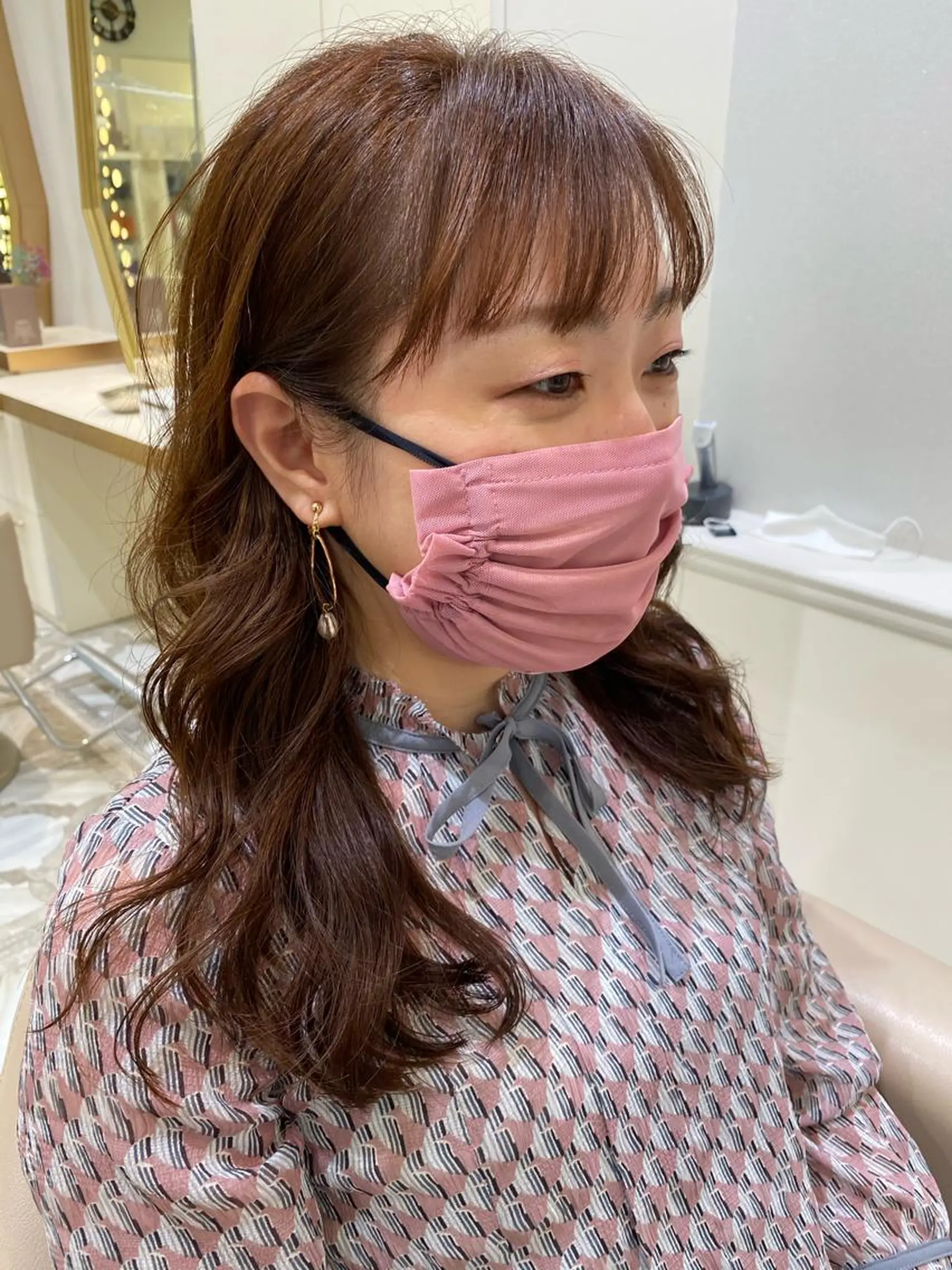 ロング カラー ヘアアレンジ 💙美髪救世主💙 関華蓮のヘアスタイル