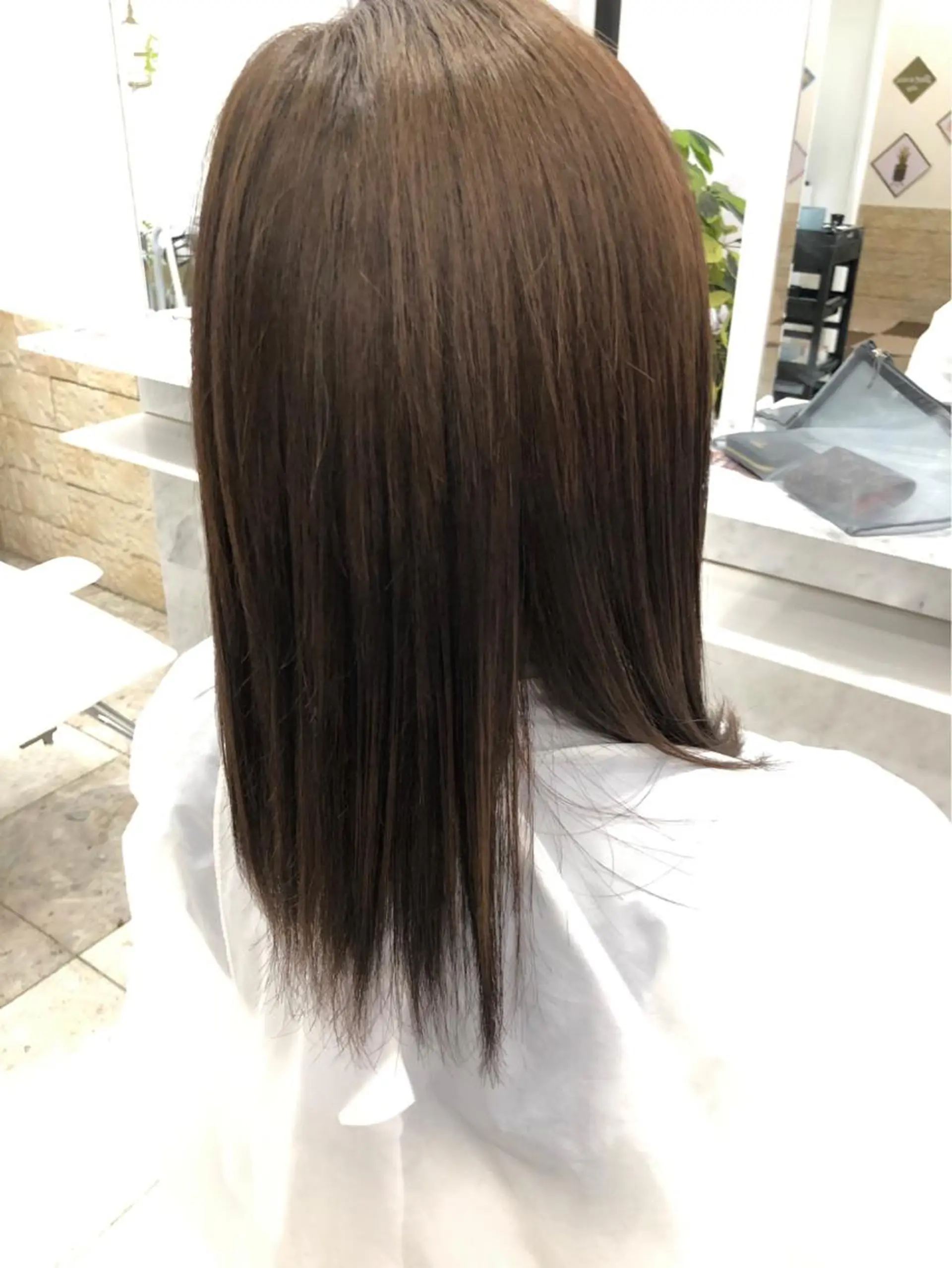 セミロング カラー 🧸縮毛矯正特化 金澤 彩香🎀のヘアスタイル