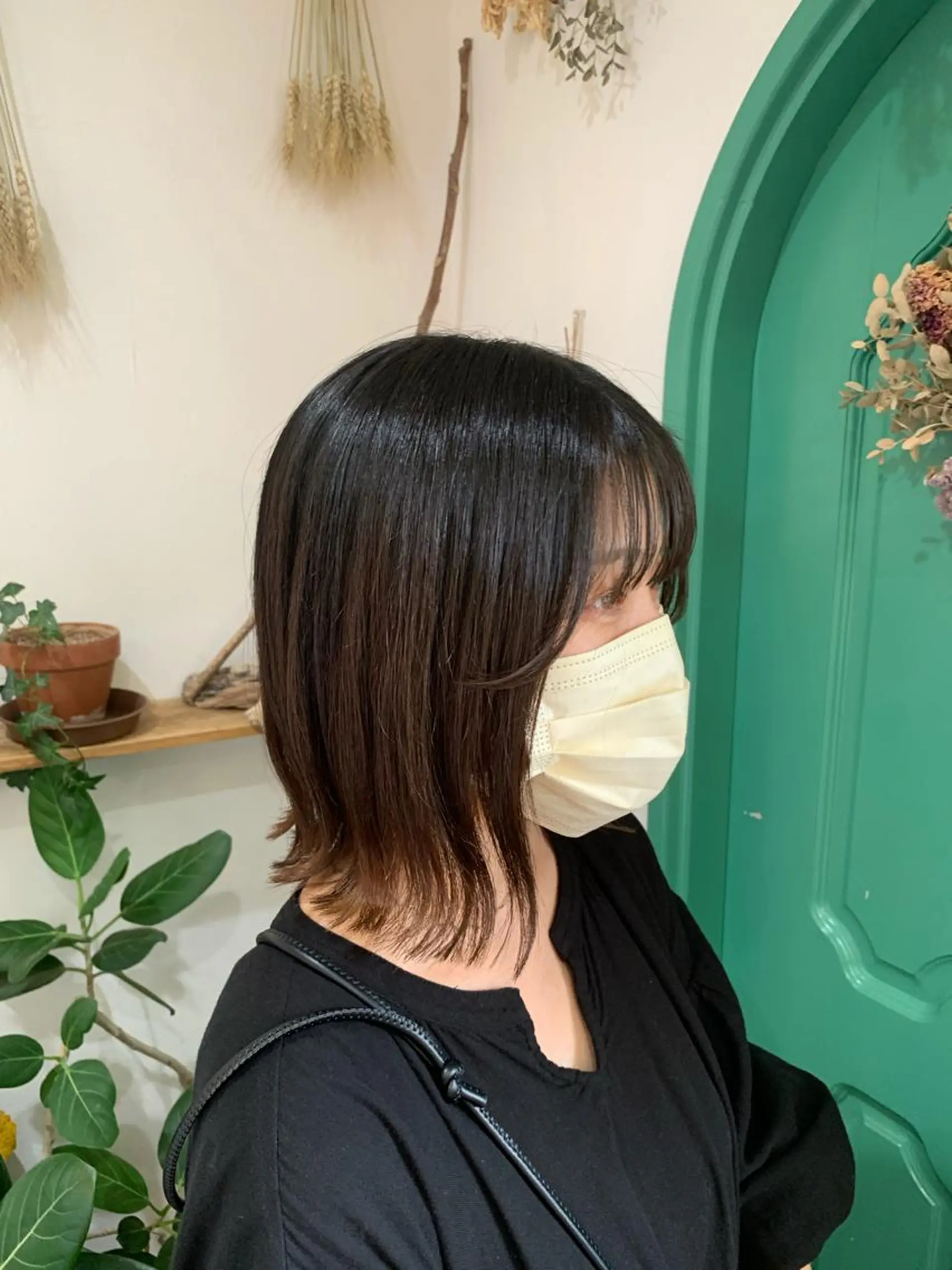 ショート カット 縮毛矯正 佐藤 美咲のヘアスタイル