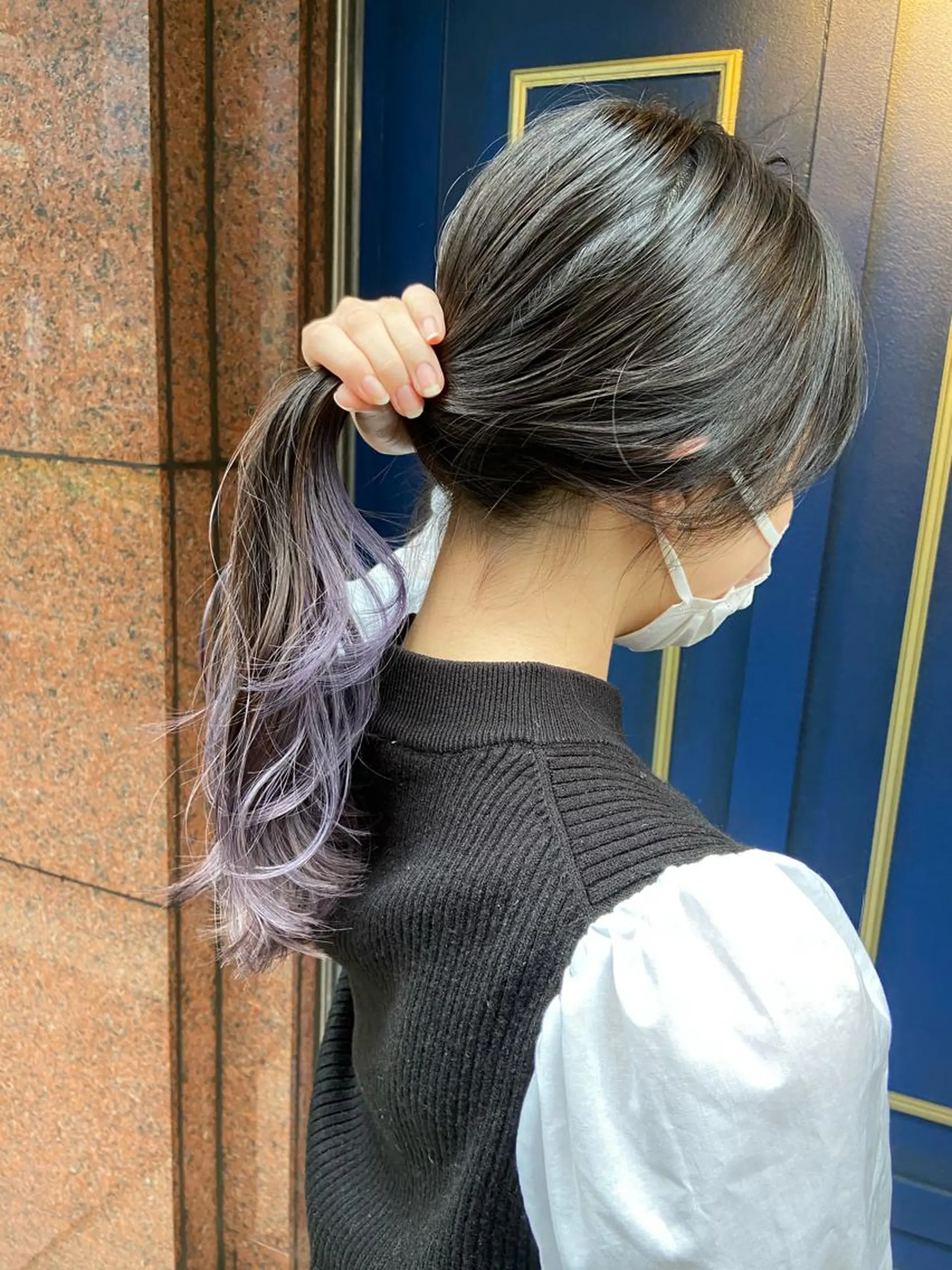 ロング カラー グラデーションカラー ラベンダーカラー カット ヘアカラー トリートメント レイヤー💧艶髪 💧Syotaのヘアスタイル