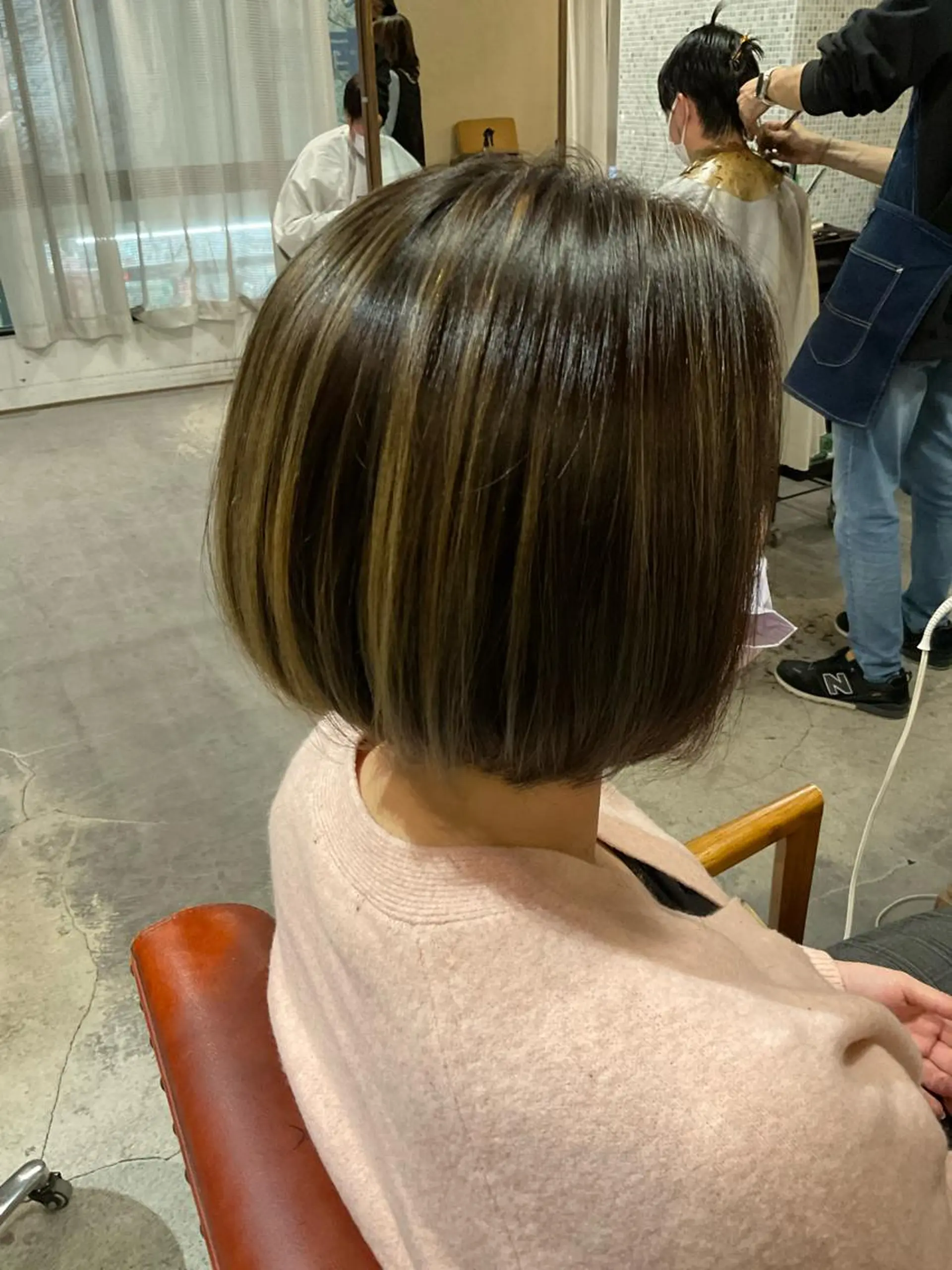 ショート カラー ブリーチ ケアブリーチ ハイライトカラー メッシュ ハイライト ヘアカラー ∮フェードスタイル∮ 加藤嘉陛のヘアスタイル