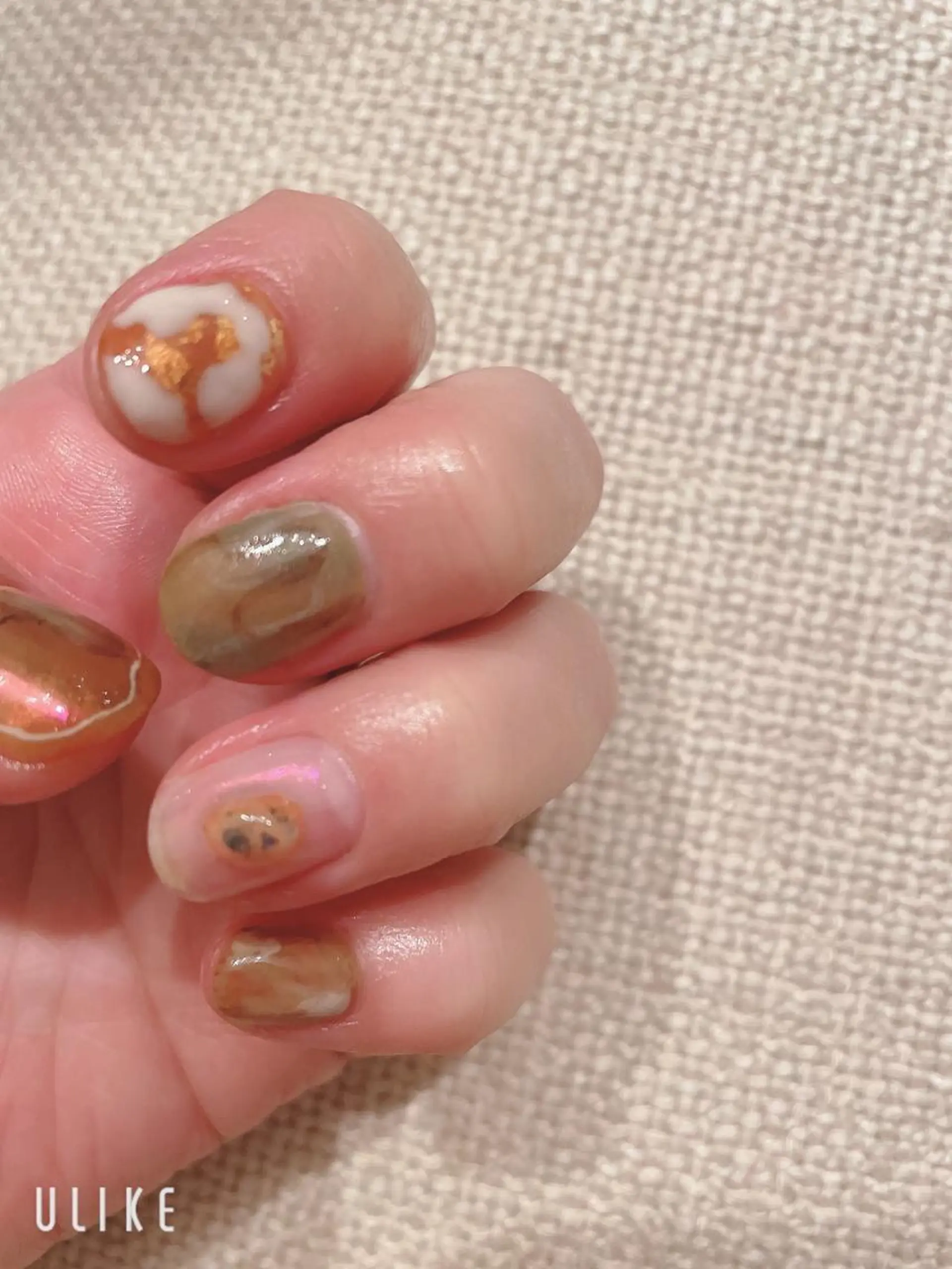 ネイル ニュアンスネイル ハンドネイル 大家 小百合のネイルデザイン