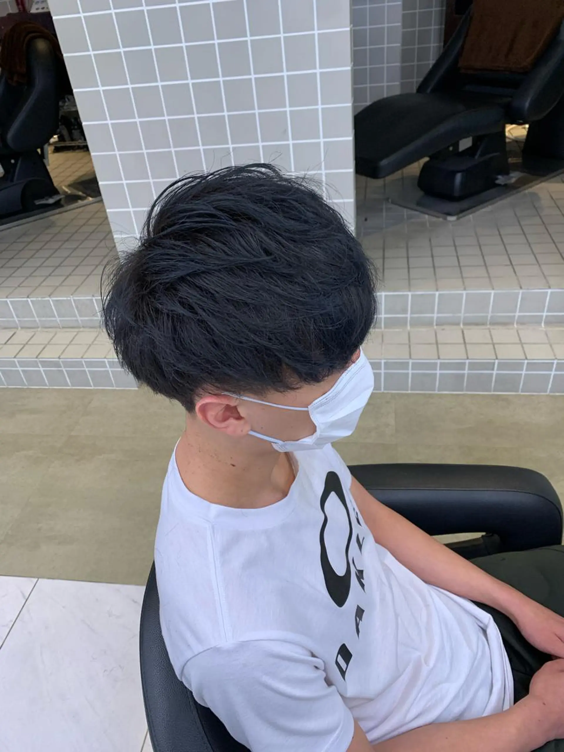 ショート カラー パーマ メンズ メンズパーマ特化 TAIGAのヘアスタイル