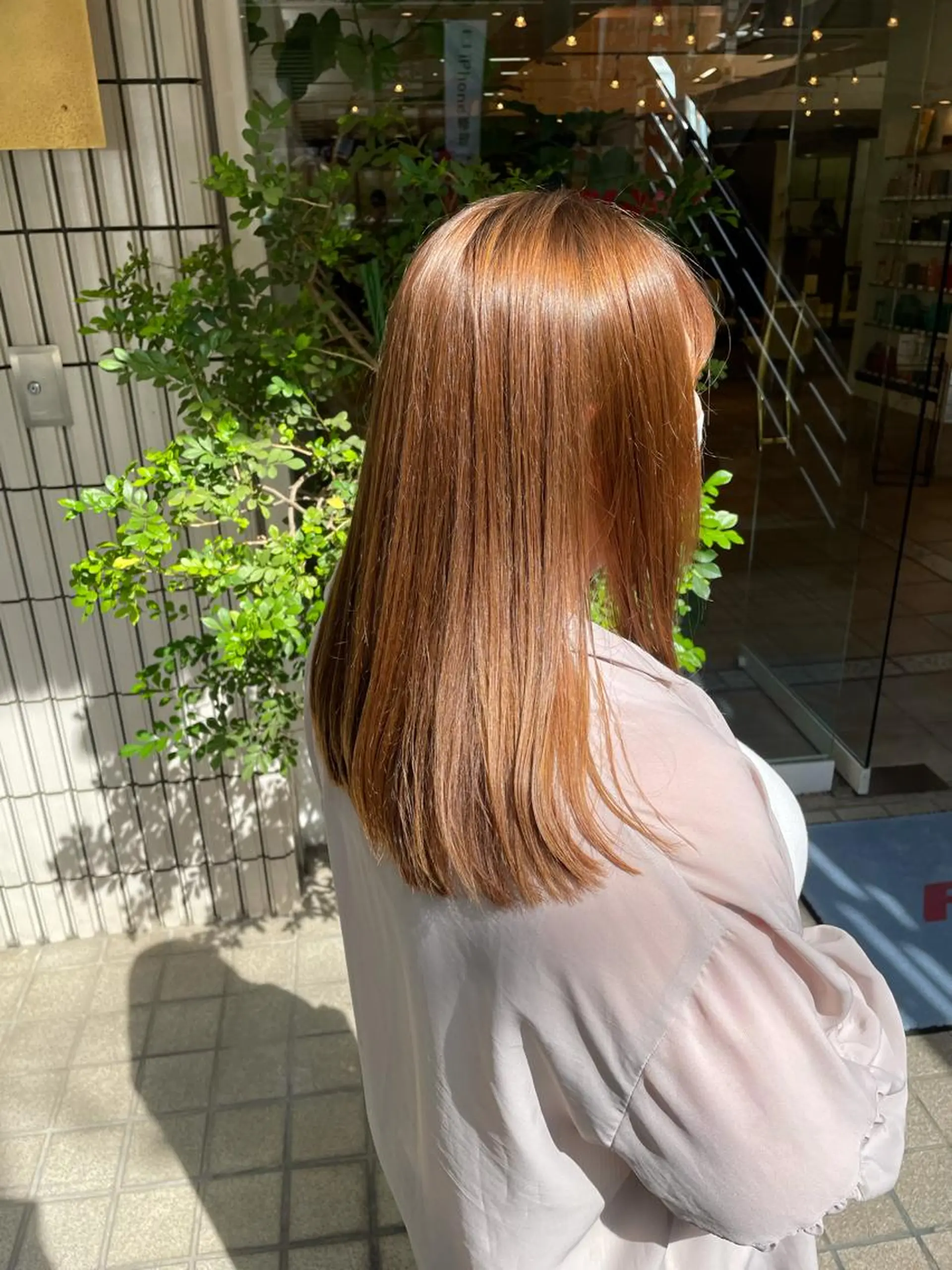 セミロング パーマ 艶カラー🌙縮毛矯正 /ボブ【Reina】のヘアスタイル