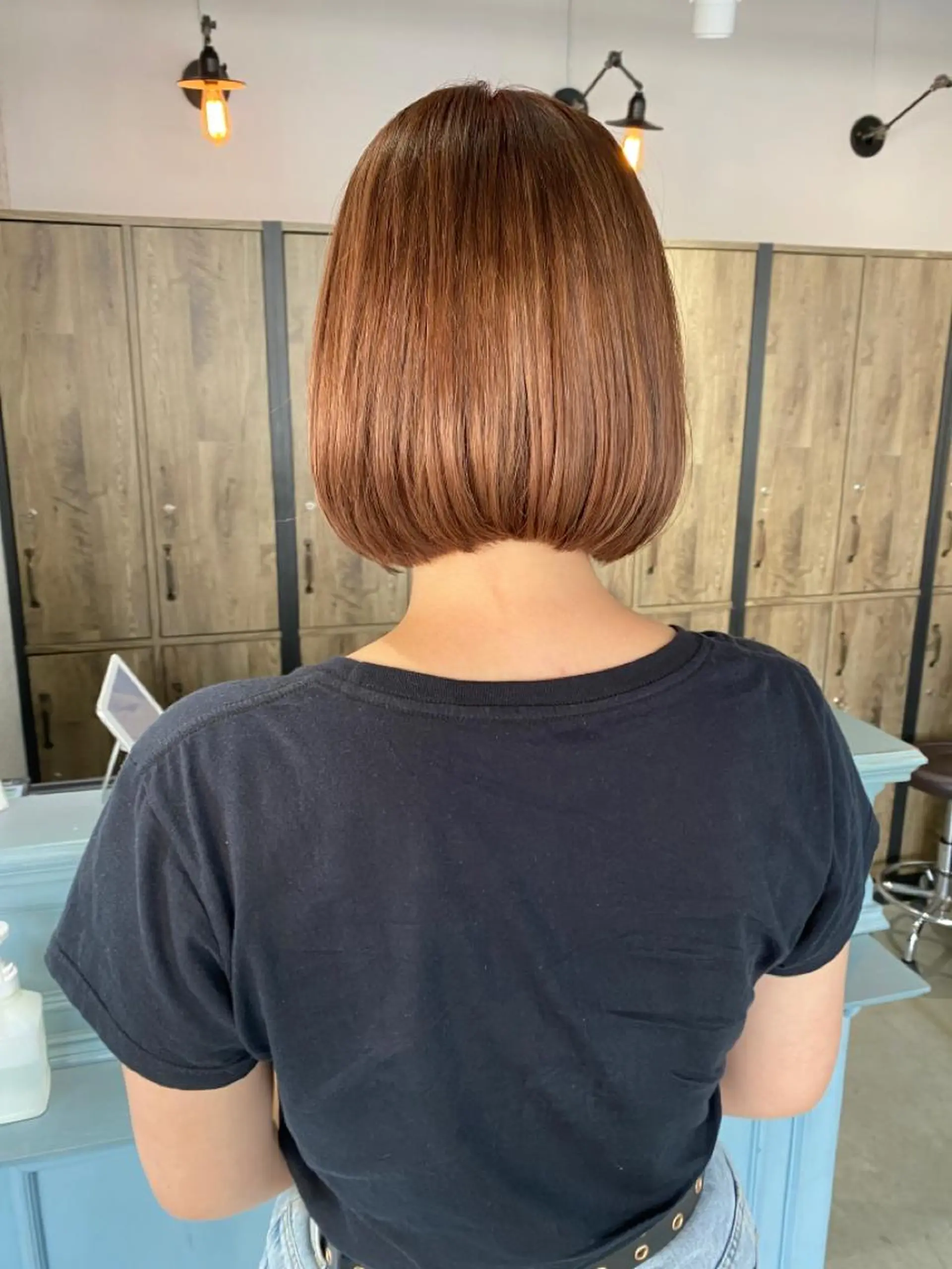 ミディアム カラー KOOKI スティードトーキョーのヘアスタイル