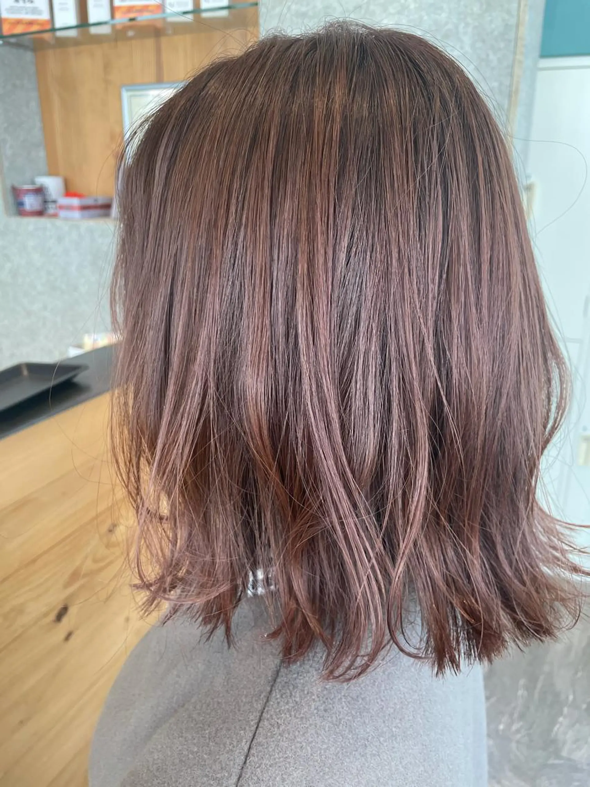 ミディアム カラー 🌈艶カラー× メンズパーマ永埜🌈のヘアスタイル