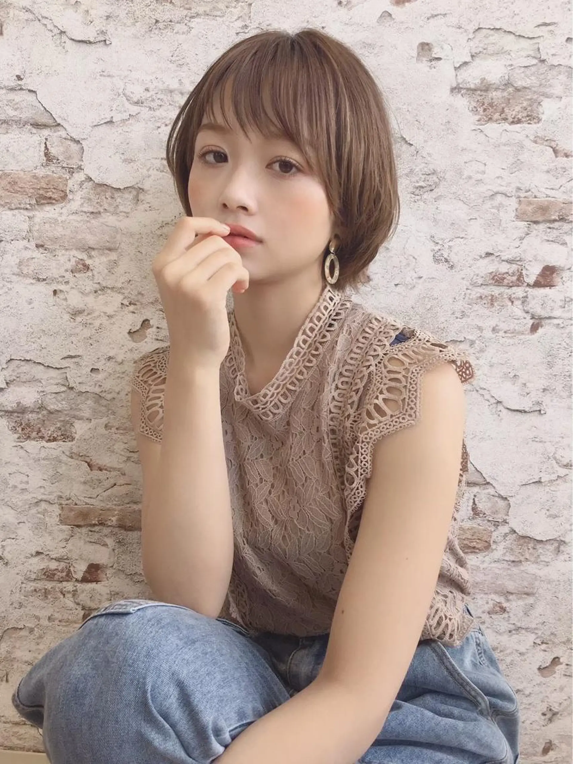 ショート 豊中/メンズ特化 岡田 龍之介のヘアスタイル