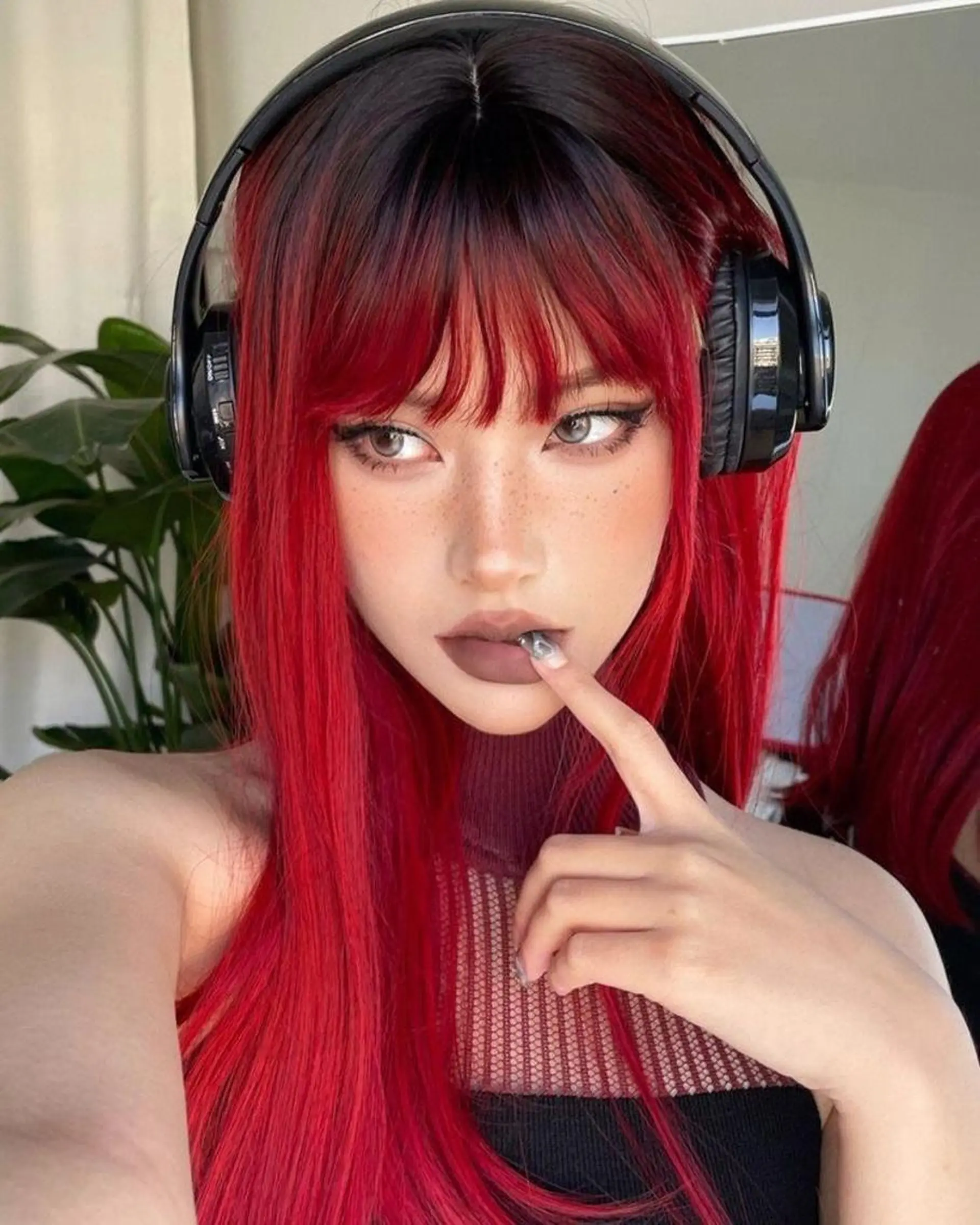 カラー 莉乃/縮毛矯正/髪質 改善/艶カラーのヘアスタイル