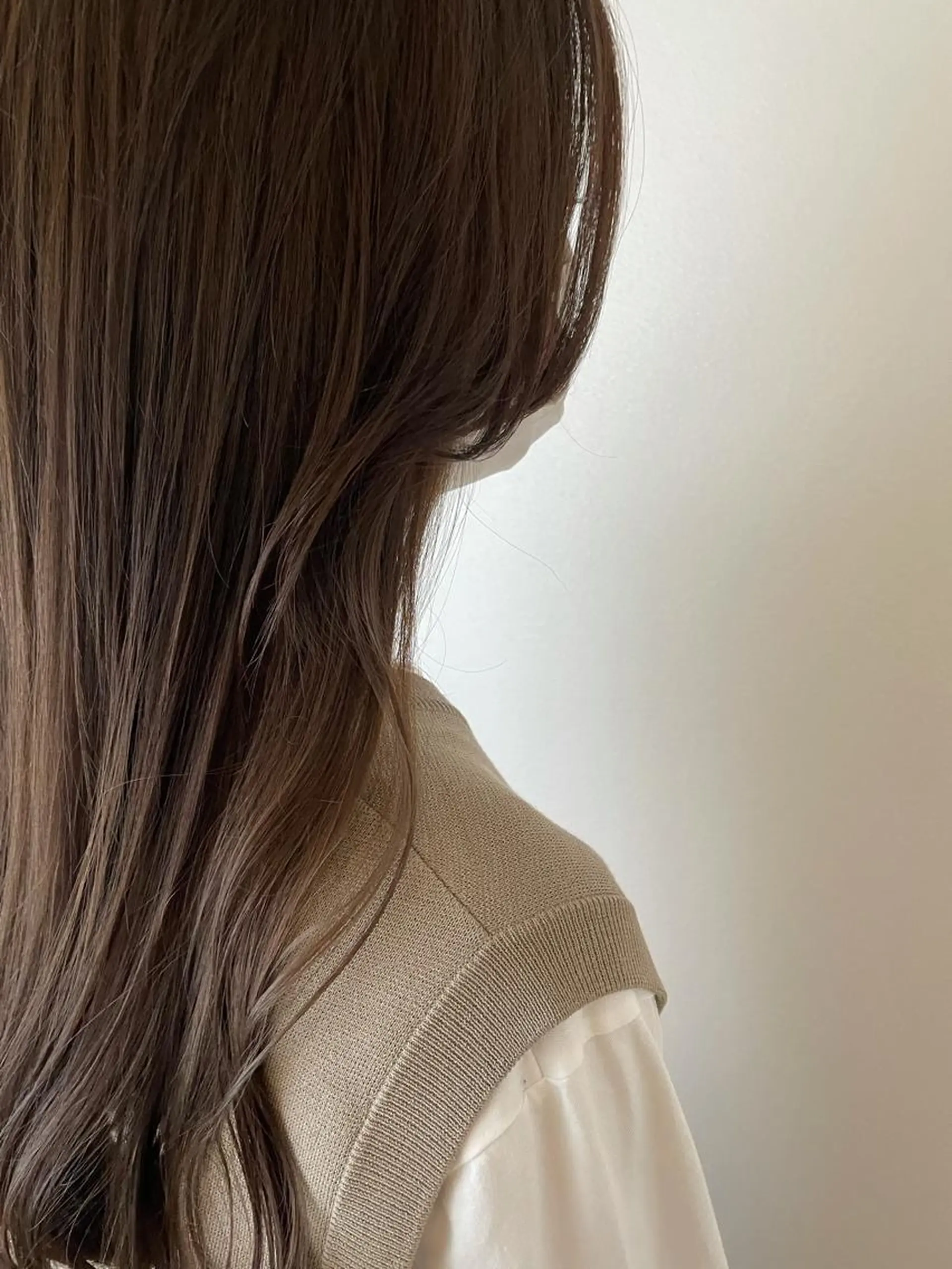 ロング カラー アンニュイヘア/ 顔周りカット/眞弓萌のヘアスタイル