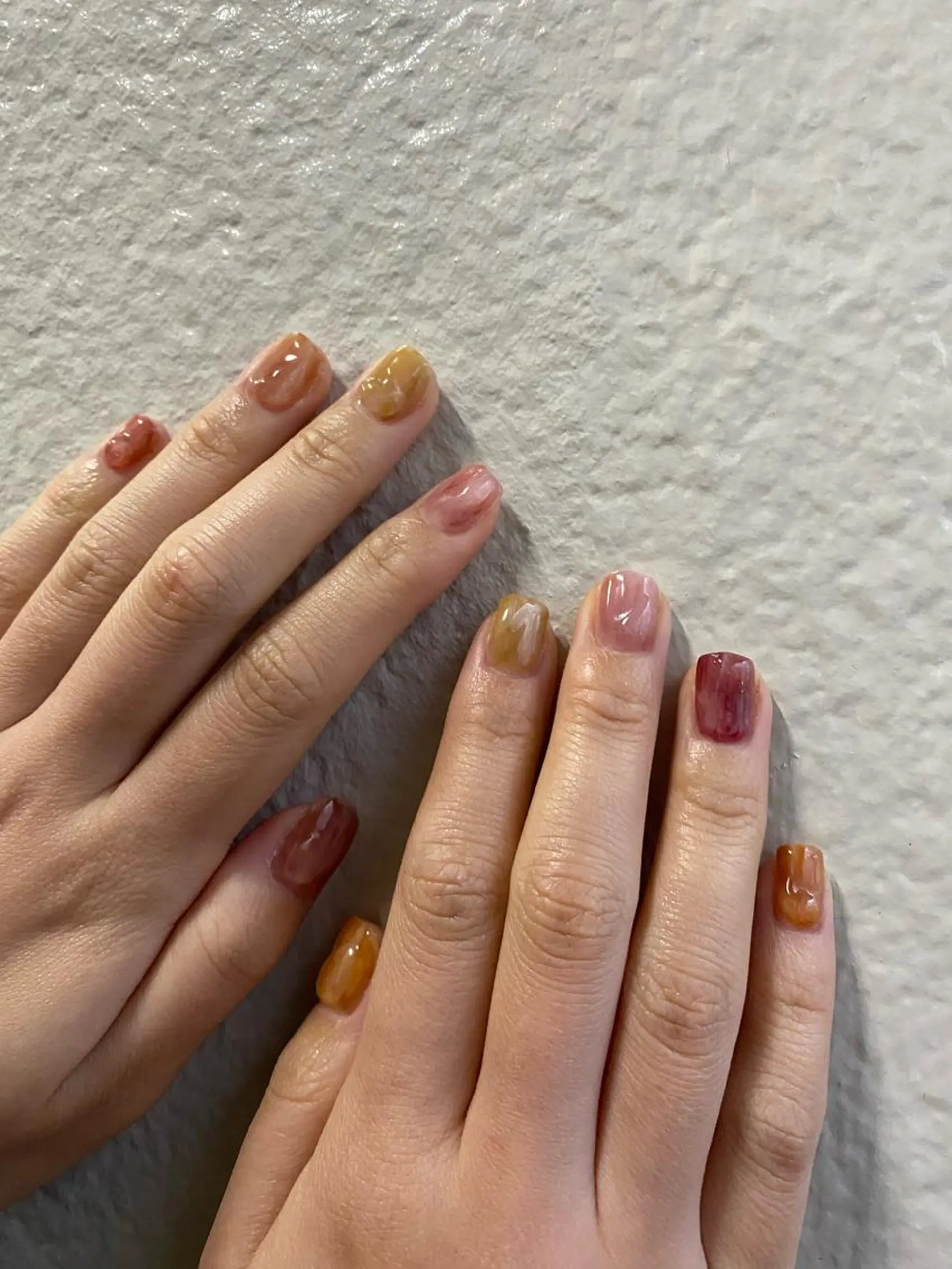 カラー ネイル scre as Etelのネイルデザイン