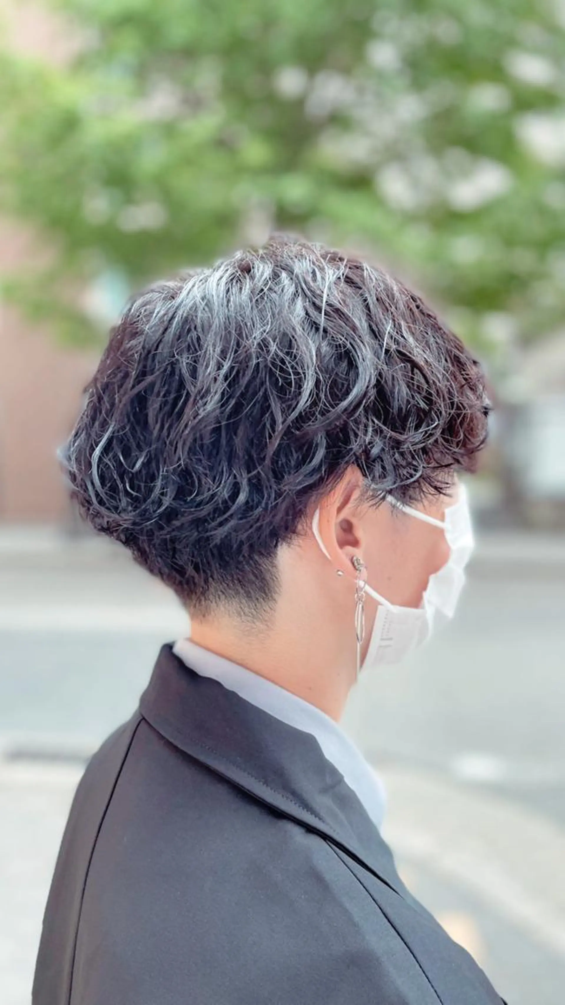 ミディアム パーマ メンズ 𝙢𝙚𝙣'𝙨 𝙝𝙖𝙞𝙧高津のヘアスタイル