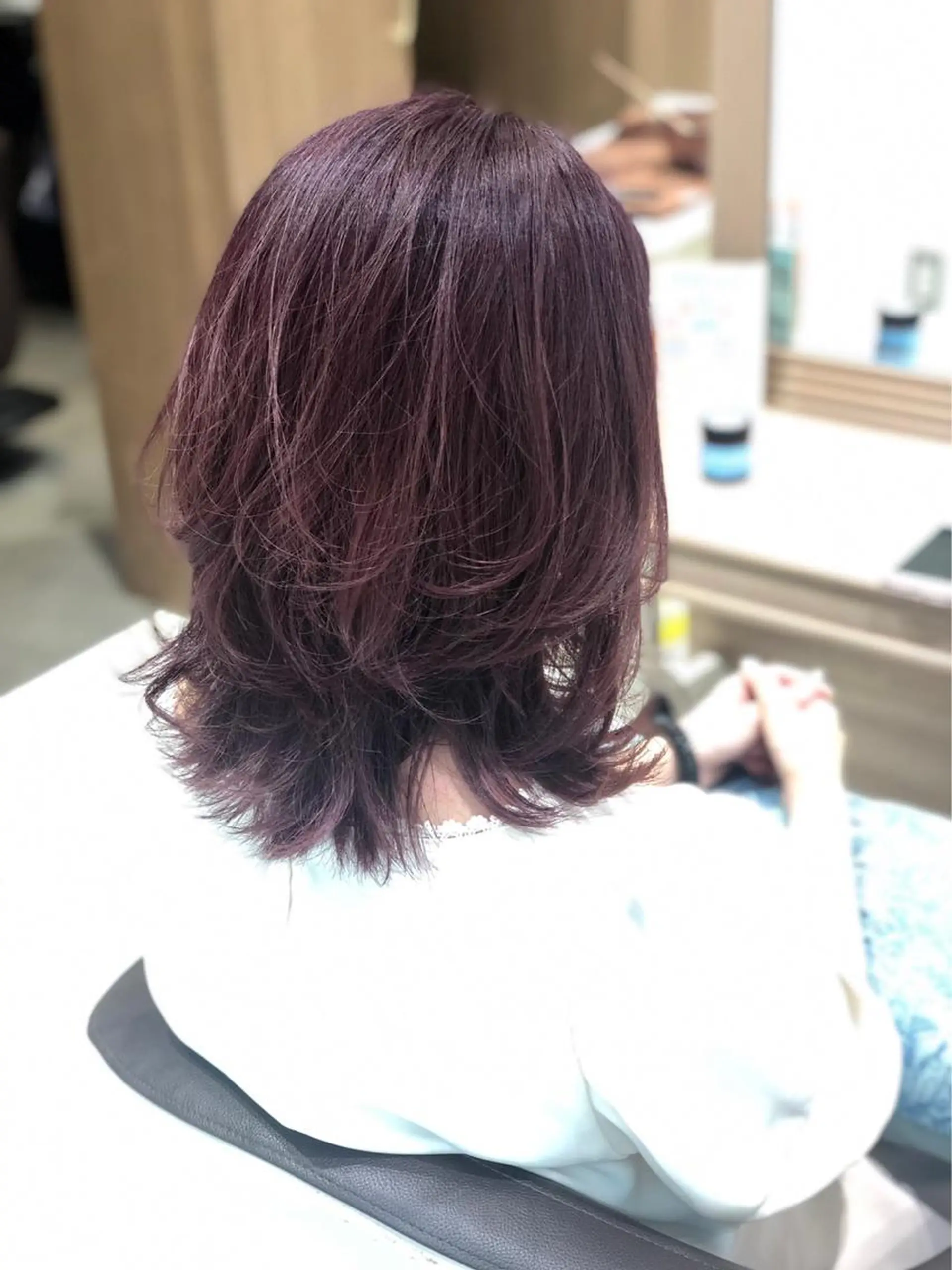 ミディアム 成田 一貴のヘアスタイル