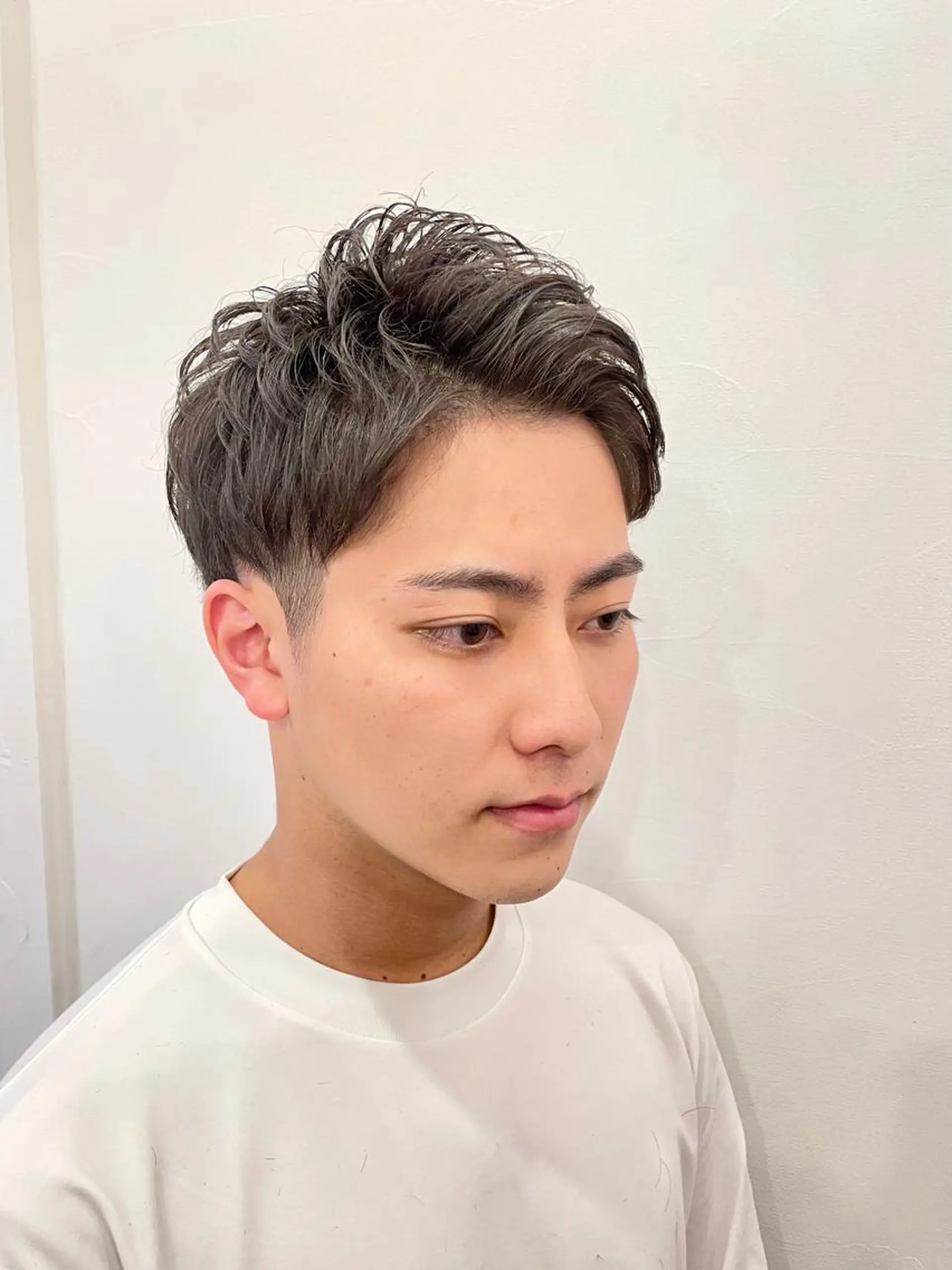 ショート パーマ メンズ 眉カット その他(アイブロウ) 【24時まで営業✨】 吉本　成樹のヘアスタイル