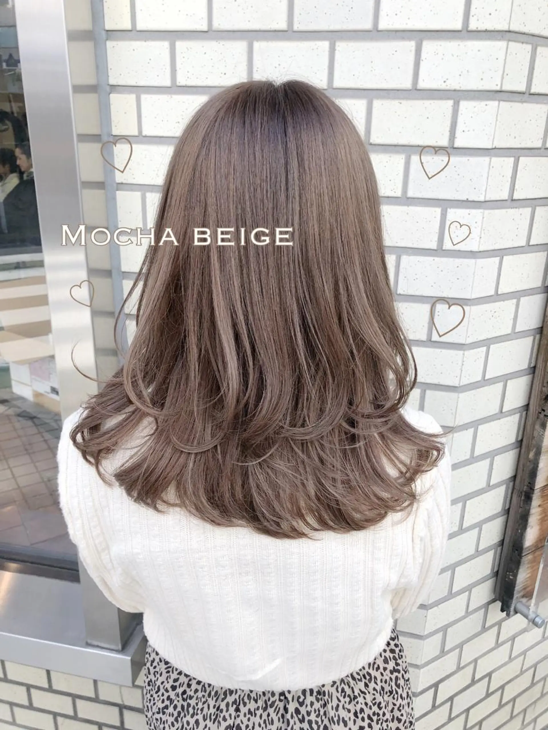 ミディアム カラー ベージュカラー ブリーチ ケアブリーチ 透明感カラー モカベージュ ヘアカラー 韓国ヘア得意❤︎森澤 悠佳のヘアスタイル