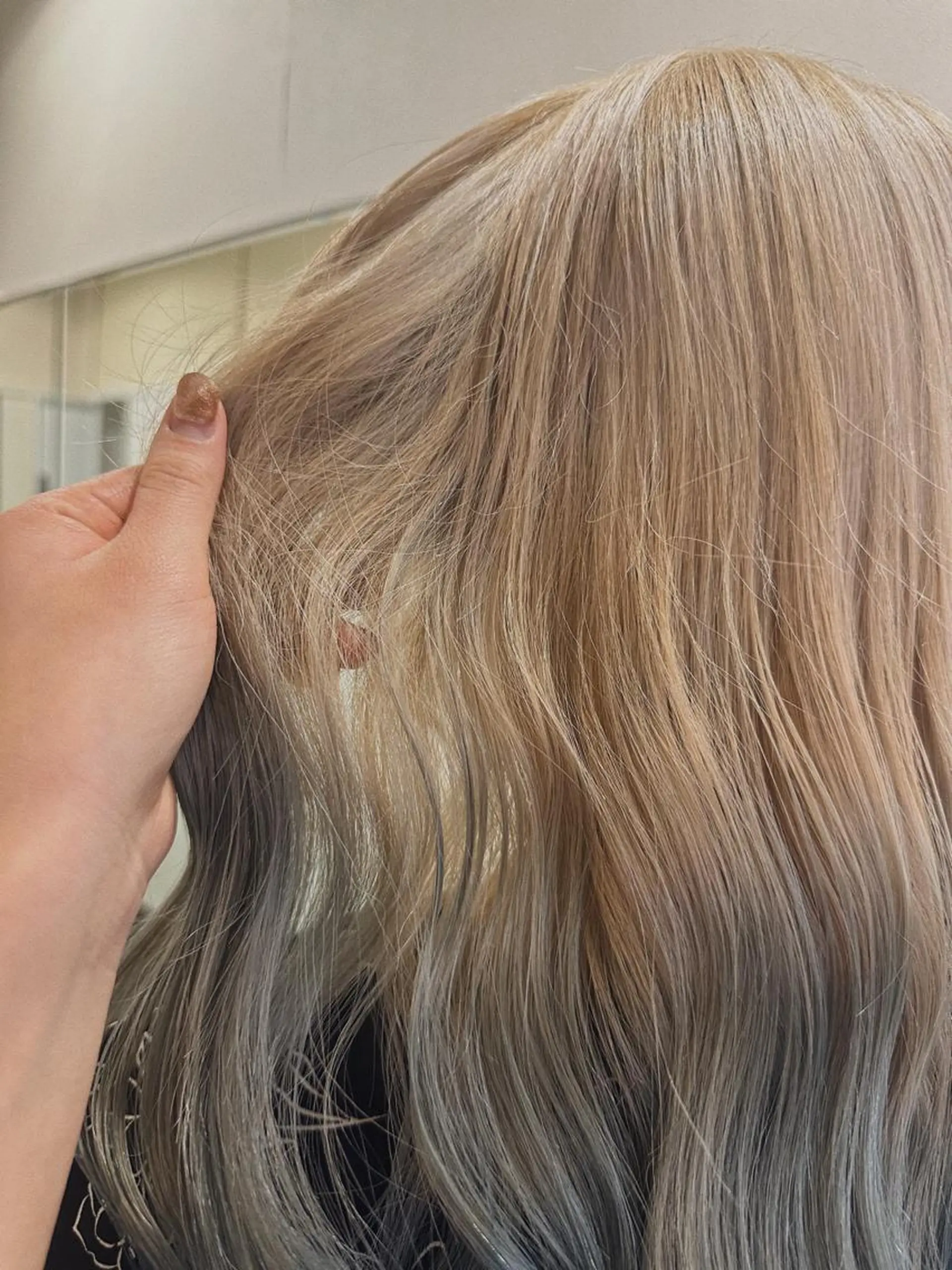 ロング ブリーチカラー/ベー ジュ/Hono🦖のヘアスタイル