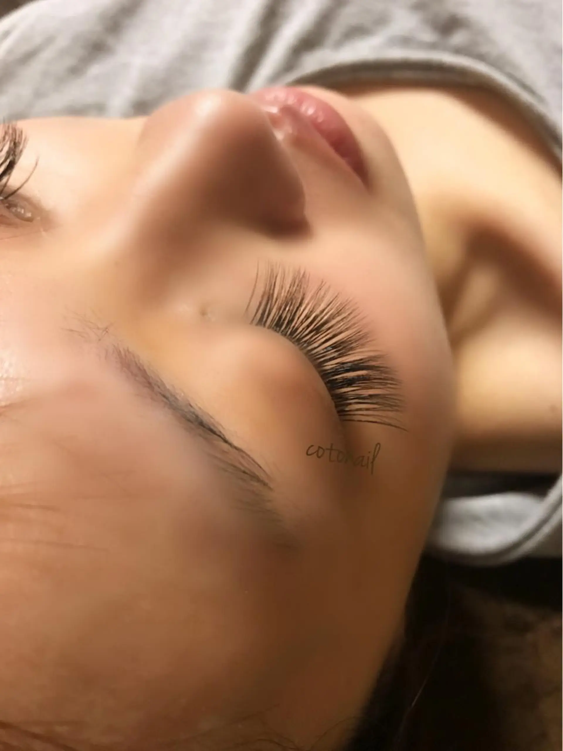 マツエク・マツパ 付け放題 ボリュームラッシュ ツメトマツゲ .のネイルデザイン