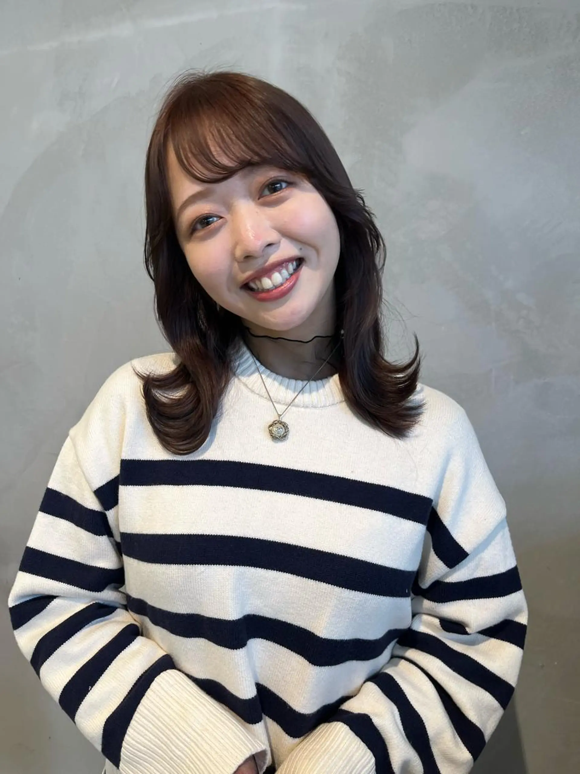 カラー 韓国ヘア／レイヤー/ 🤍ayumuのヘアスタイル