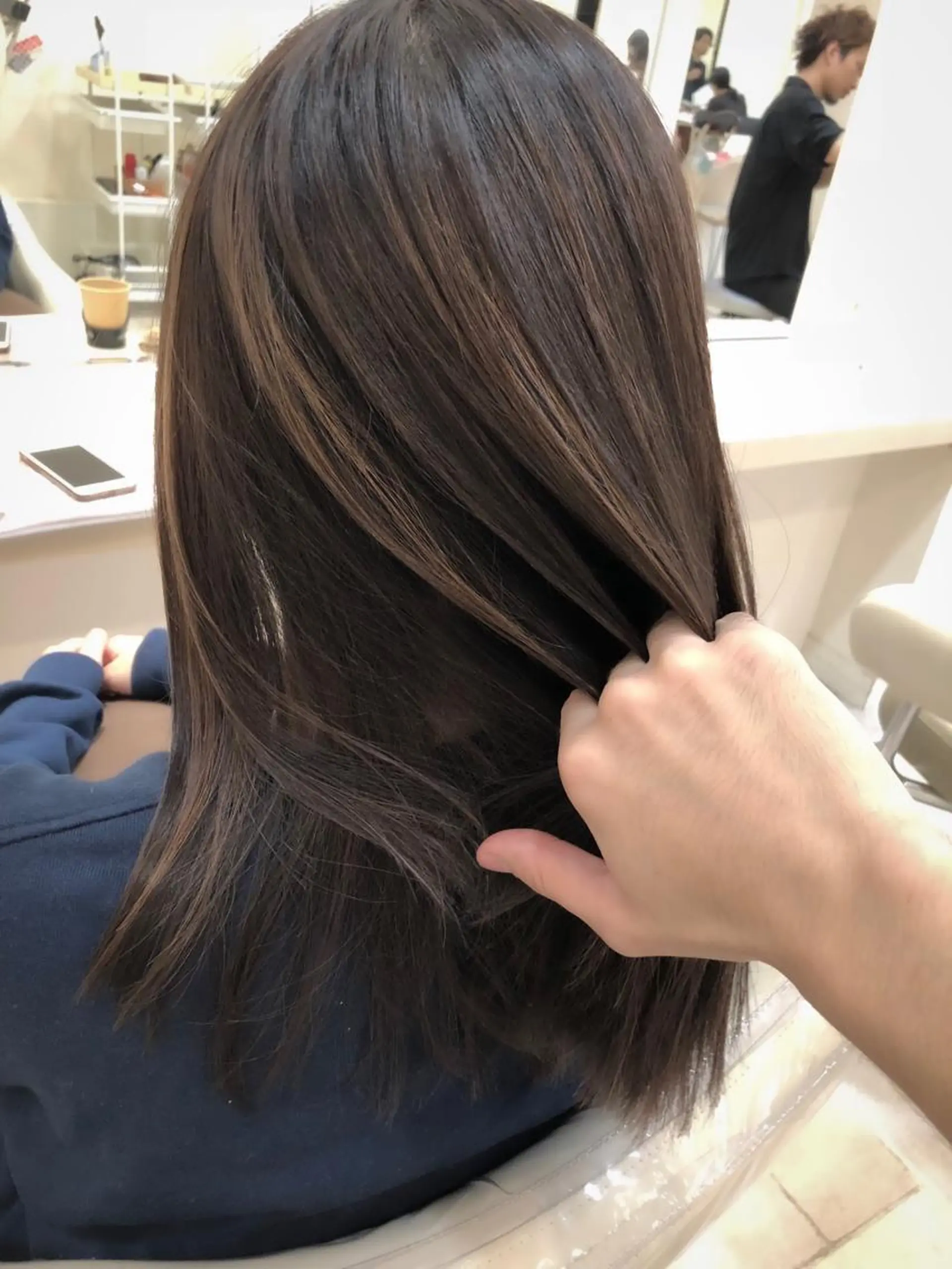 カラー 東梅田エリアカラー ヘアセットNo. 1のヘアスタイル