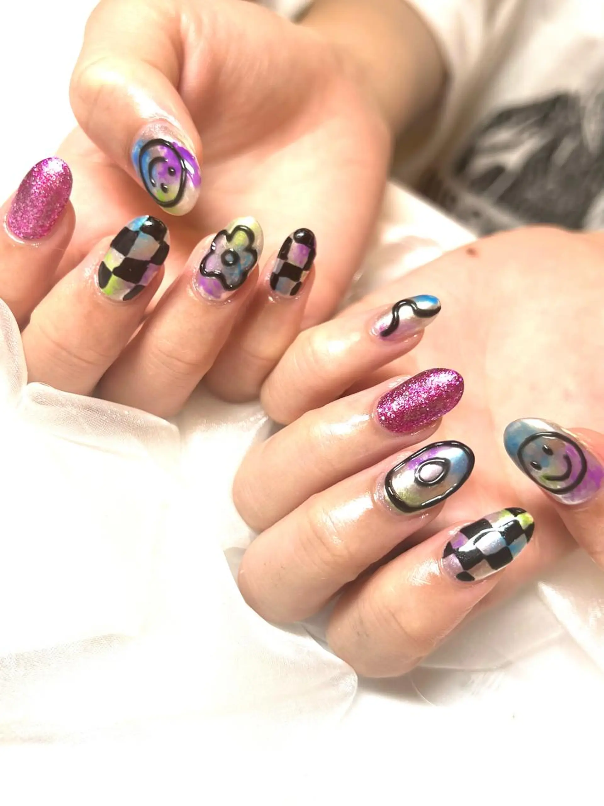 ネイル ニュアンスネイル ハンドネイル clover nailのネイルデザイン