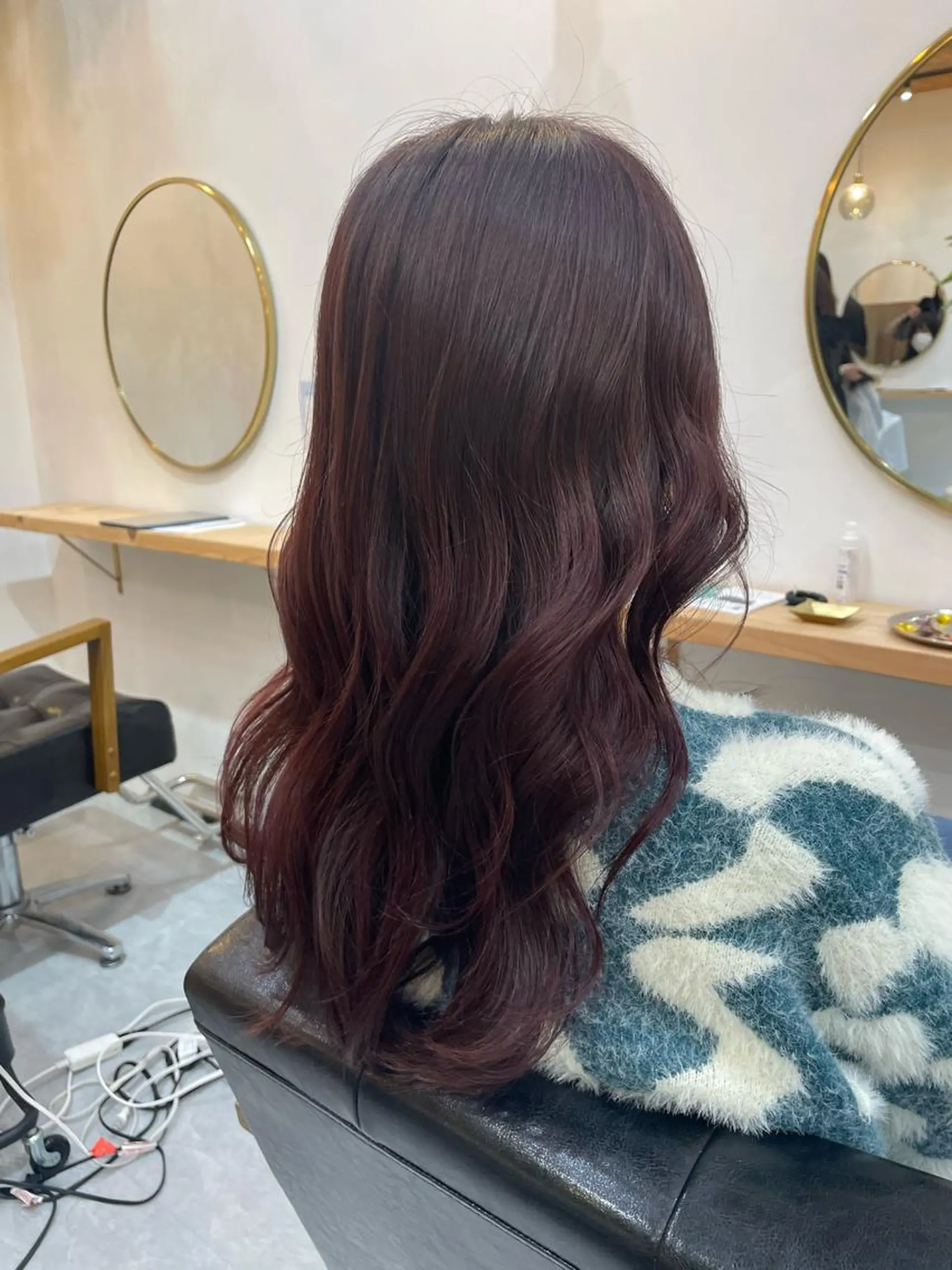 ロング カラー 高梨 菜々のヘアスタイル