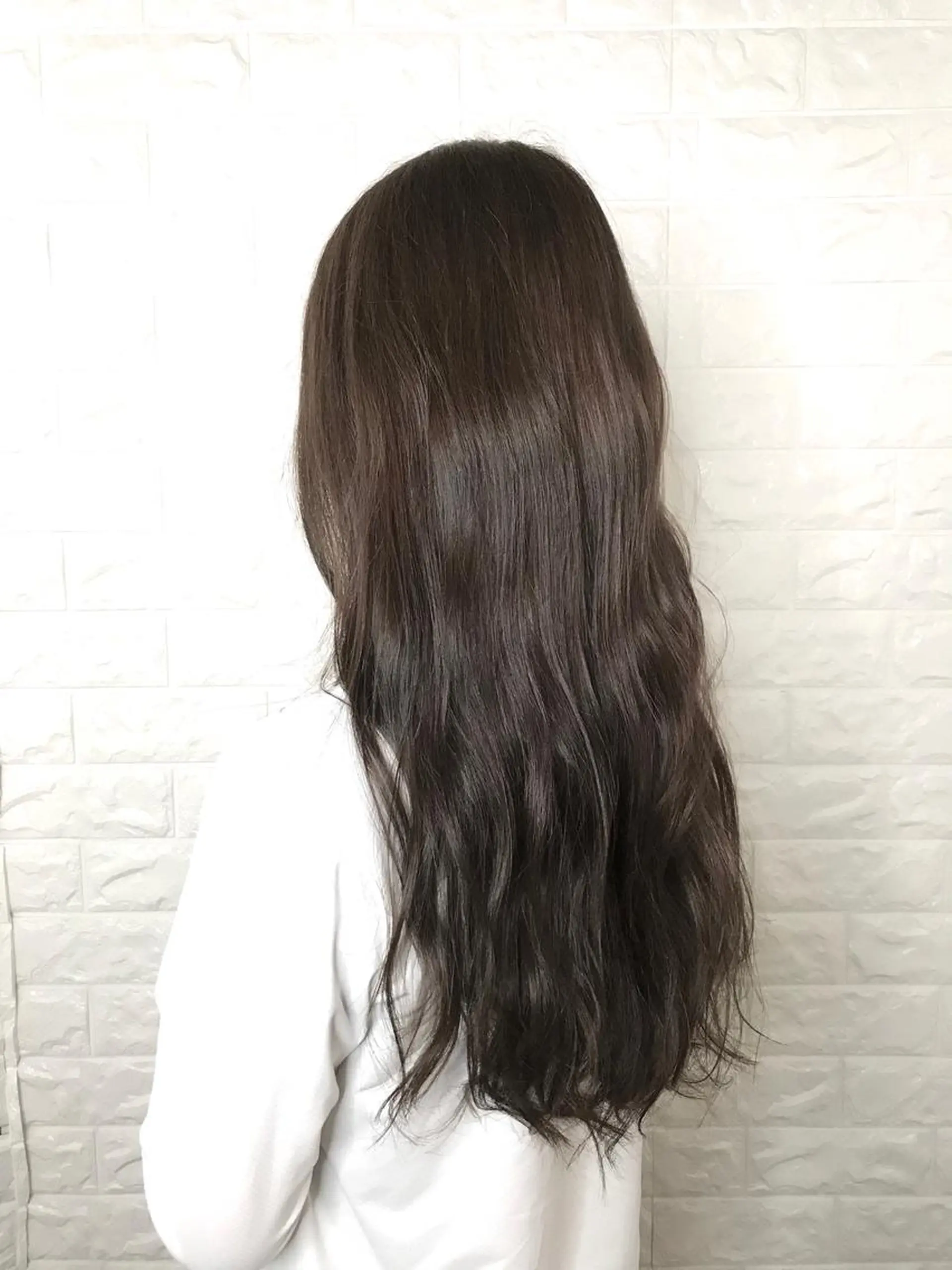 ロング カラー アッシュ 透明感カラー ダークアッシュ イルミナカラー ヘアカラー エイジングケア特化 美容師✂️山崎竜二のヘアスタイル