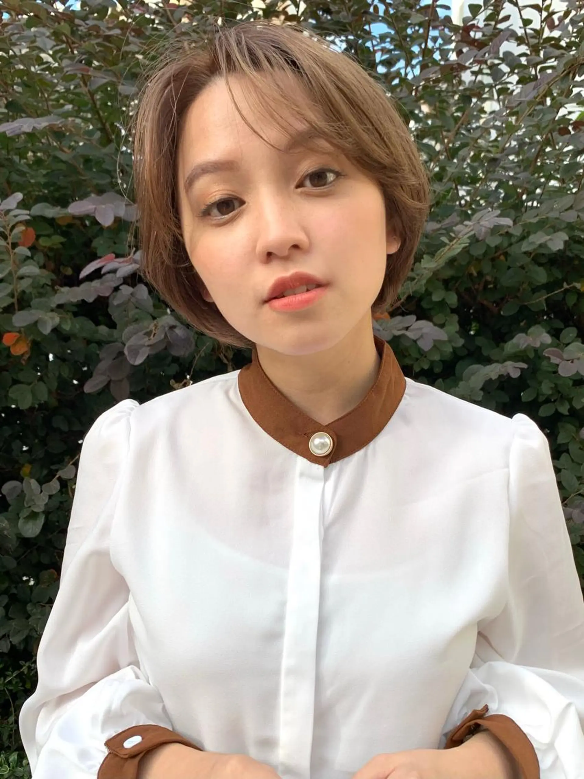 ショート カラー ベージュカラー ブリーチ グラデーションカラー ハイトーンカラー 大西 真人🪴のヘアスタイル