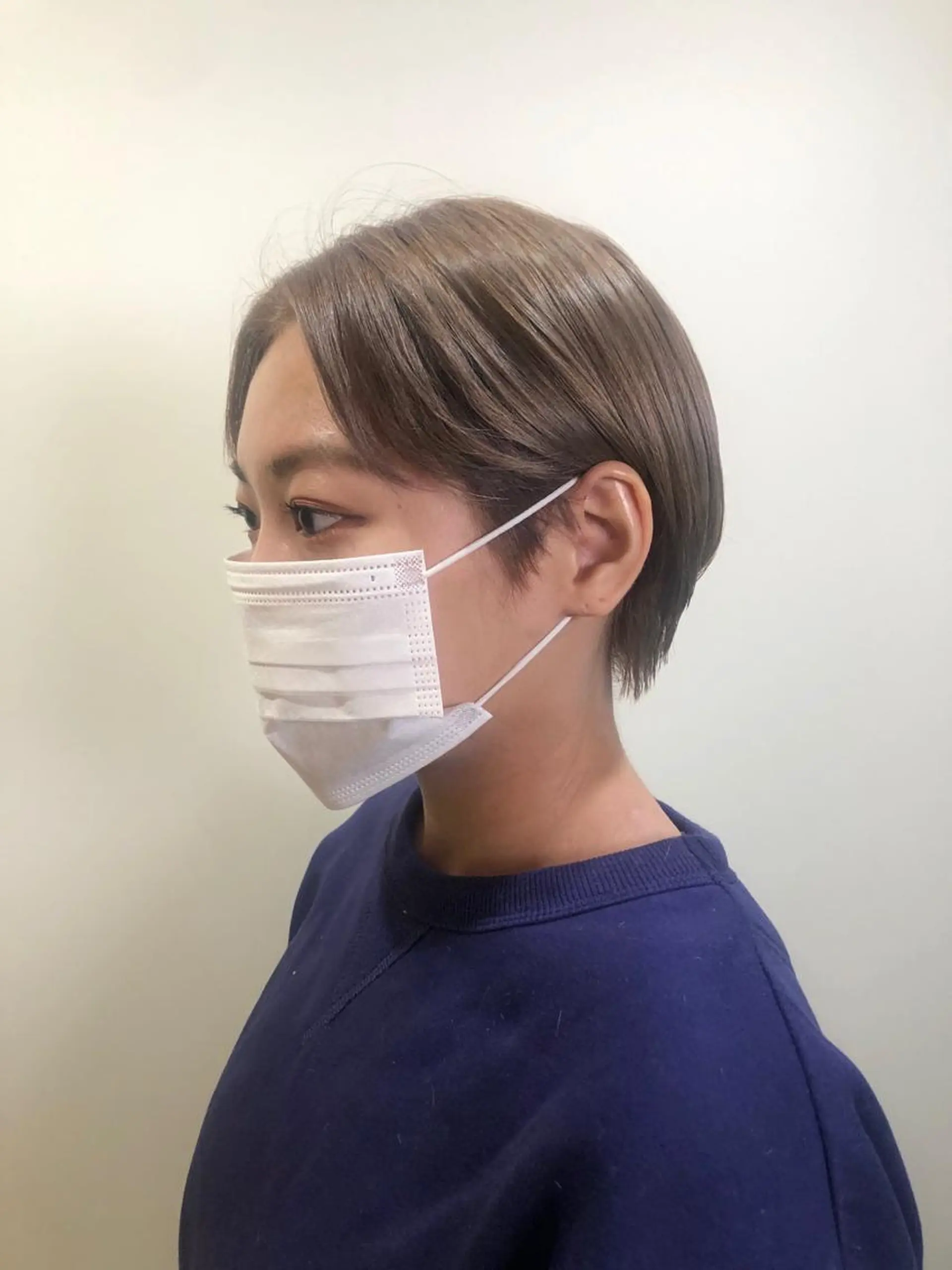 ショート カラー ショートボブ ハンサムショート ベージュカラー ブリーチ ケアブリーチ ショート/パーマ/ カラー/FUKOのヘアスタイル