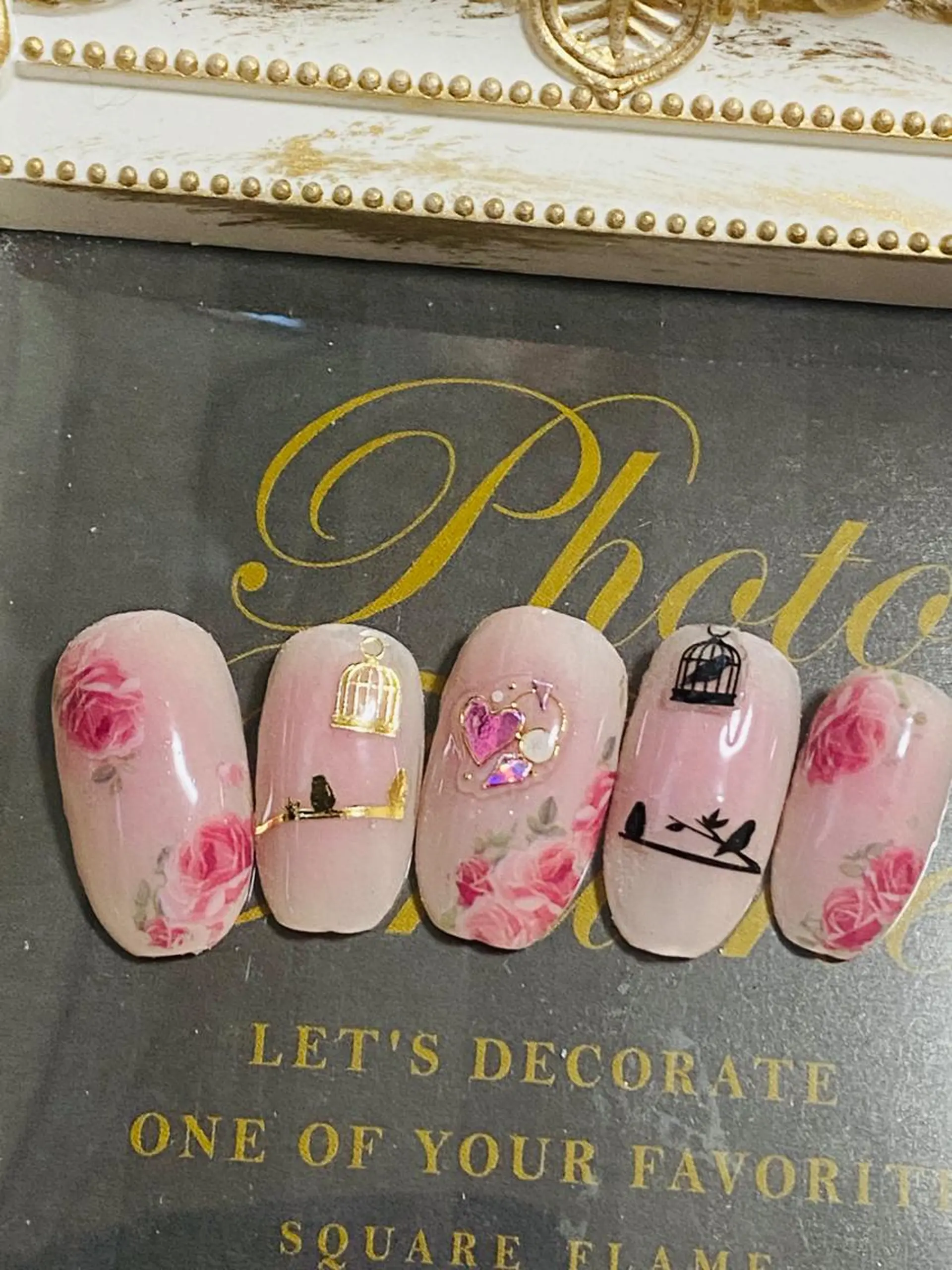 ネイル チークネイル 桜ネイル フラワーネイル 春ネイル 自宅ネイルサロン ♦️nuance♦️のネイルデザイン