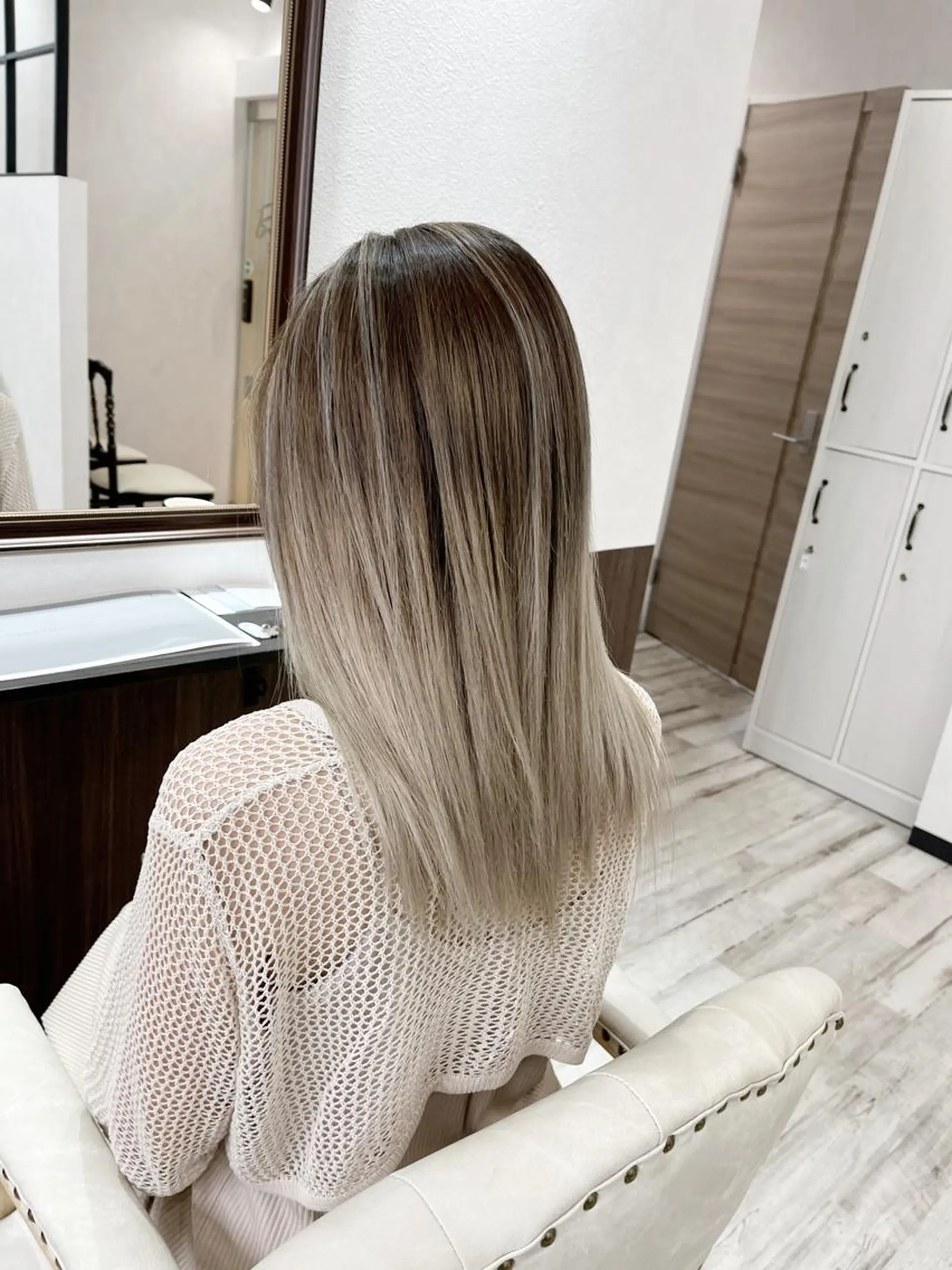 セミロング カラー ヘアアレンジ Belle hair Design青野大貴のヘアスタイル