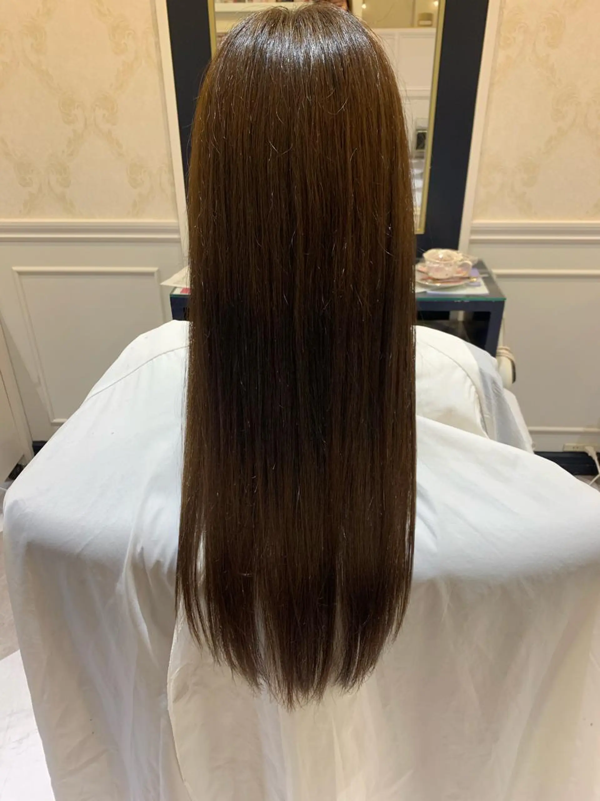 ロング カラー 粟田 めぐみのヘアスタイル