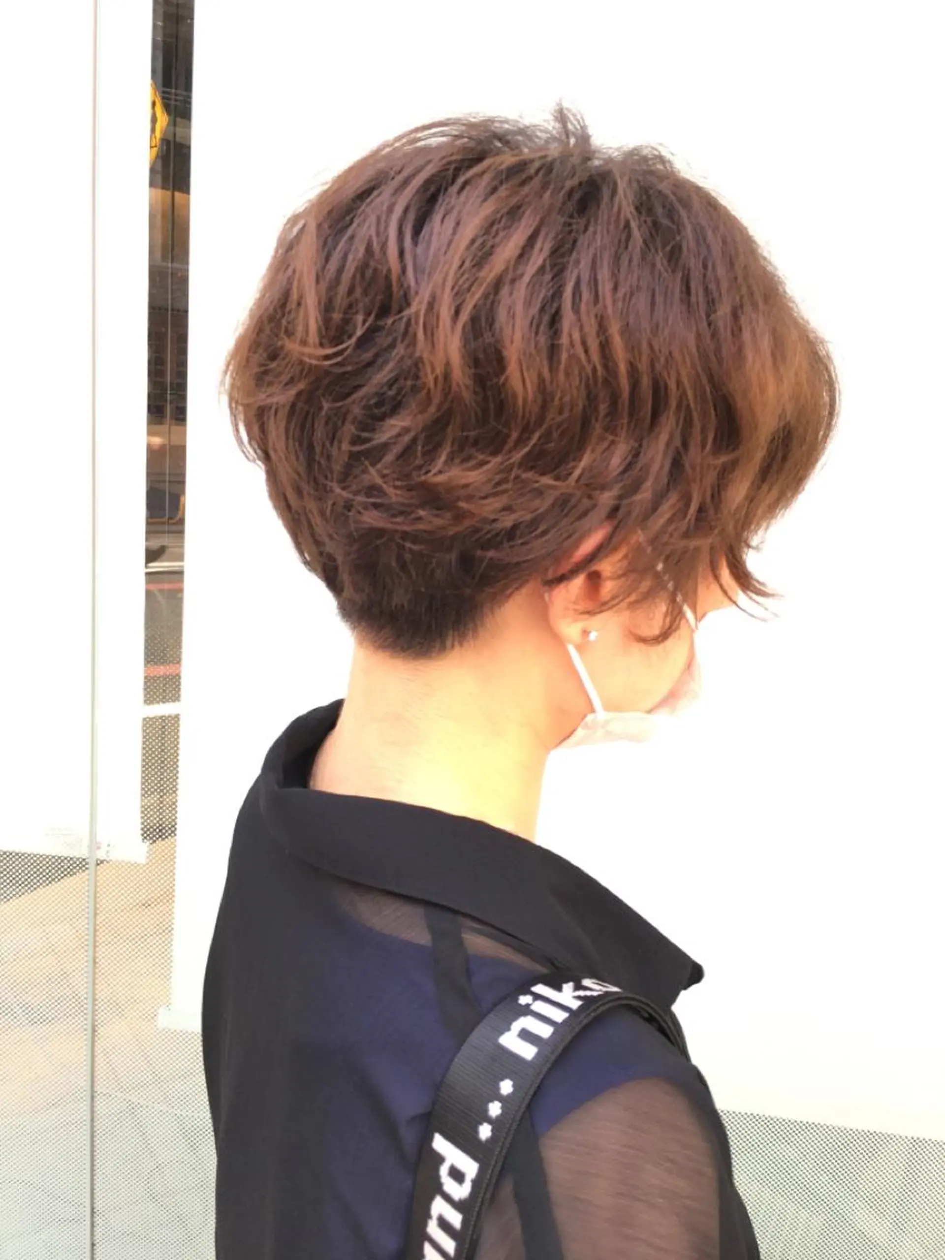 ショート カラー パーマ 奥野 貴哉のヘアスタイル