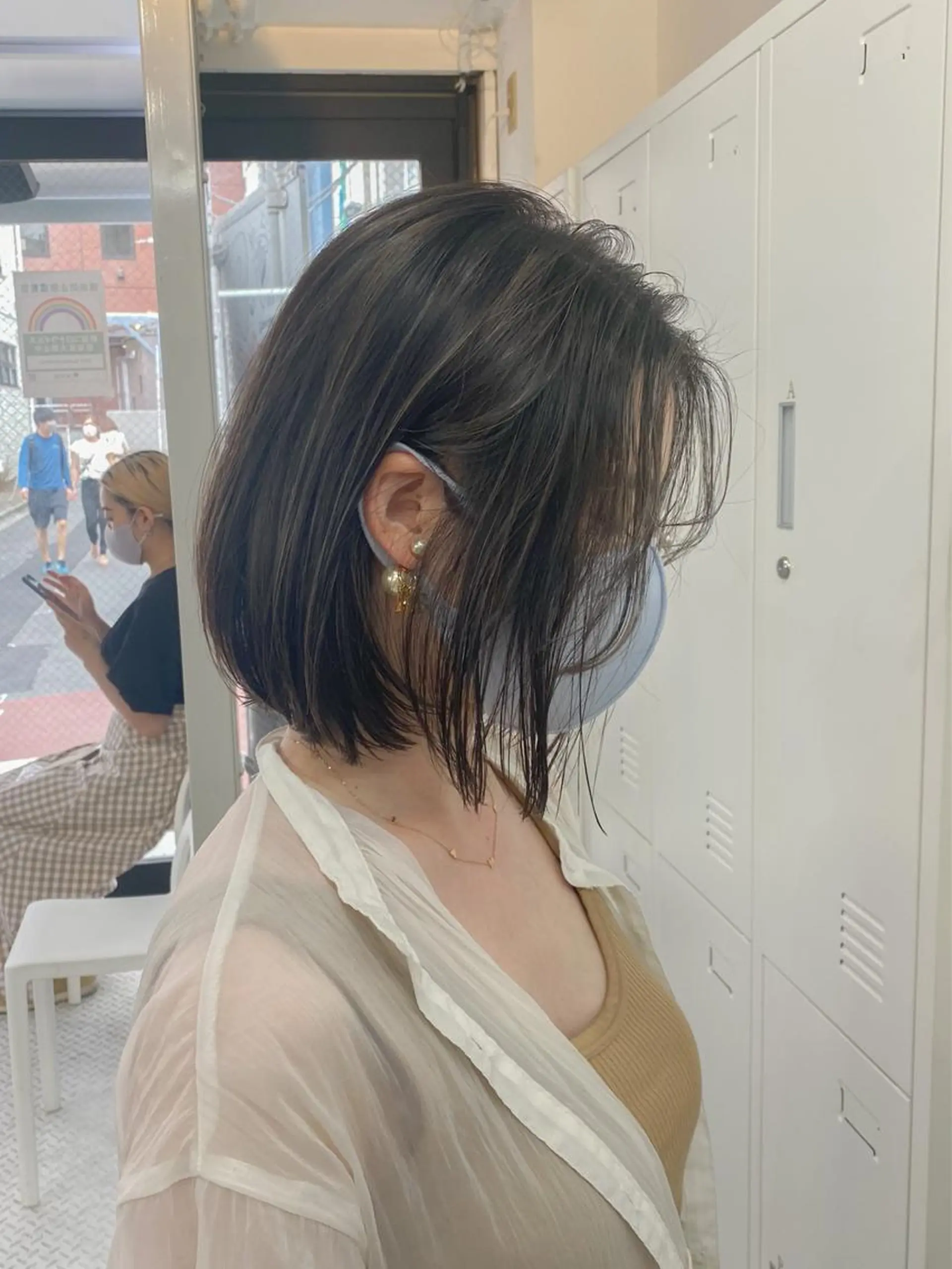 ミディアム カラー カット ヘアカラー トリートメント 海外デザイン🇺🇸 石渡諒太のヘアスタイル