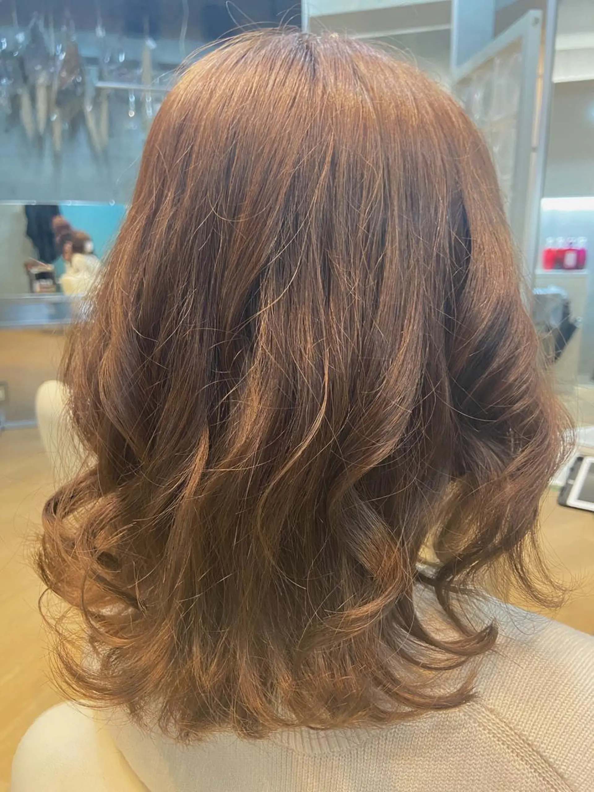 ミディアム カラー ベージュカラー 後藤 卓哉のヘアスタイル