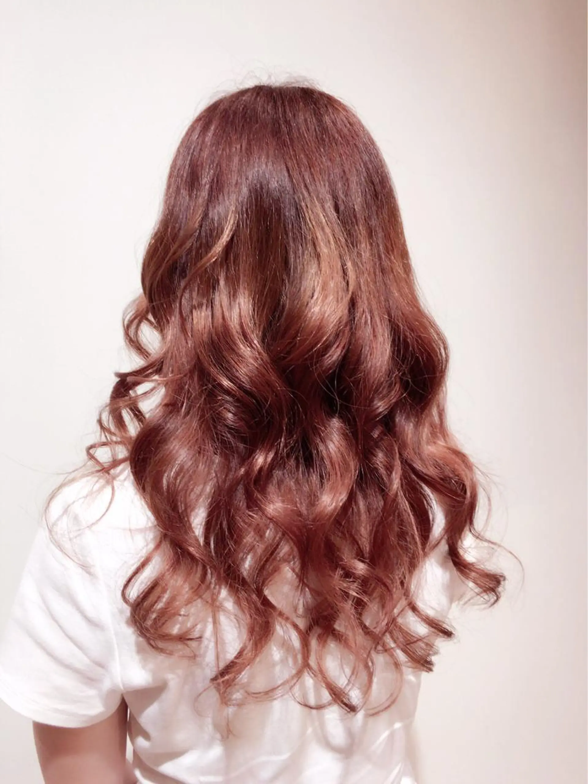 ロング カラー イルミナカラー ピンクカラー aroot 町田駅徒歩10秒のヘアスタイル