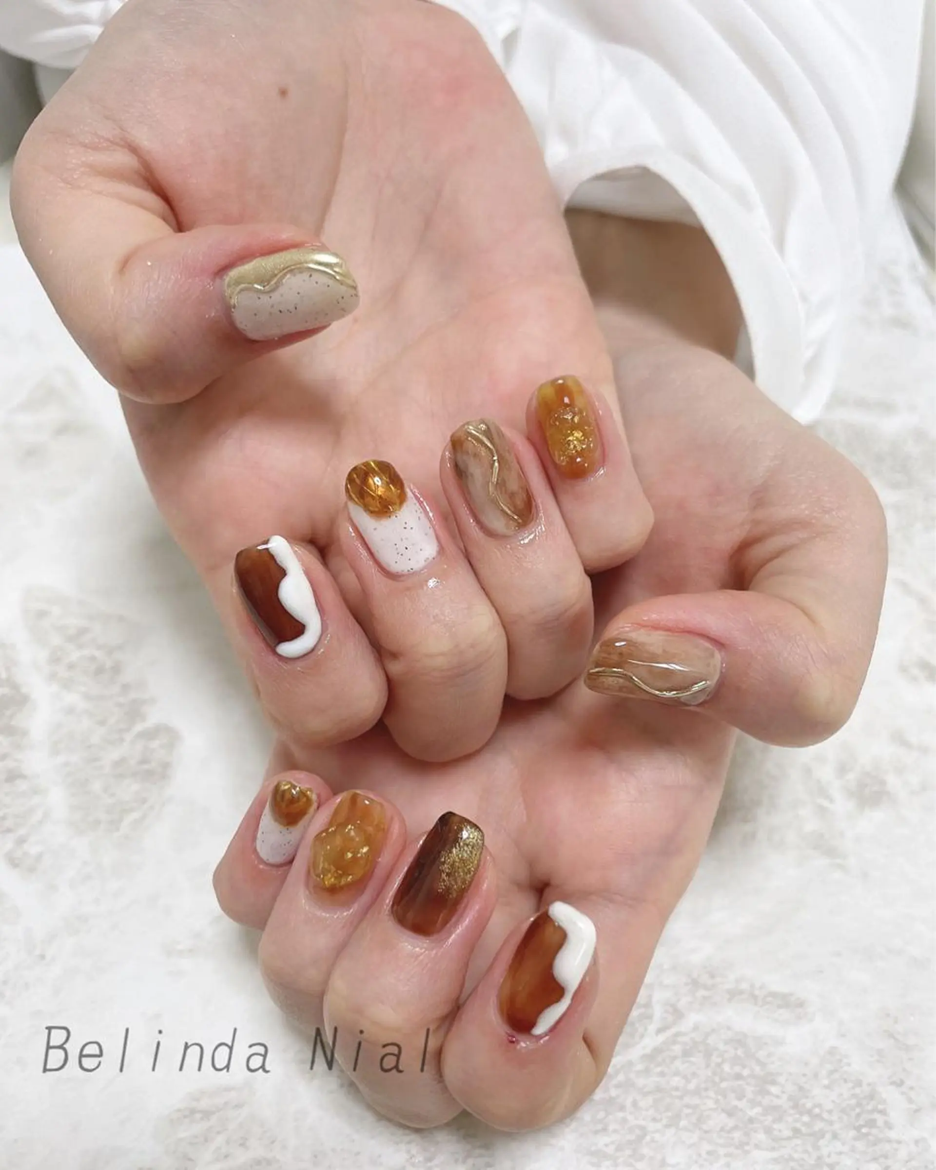 ネイル ハンドネイル フットネイル 竹本 愛のネイルデザイン