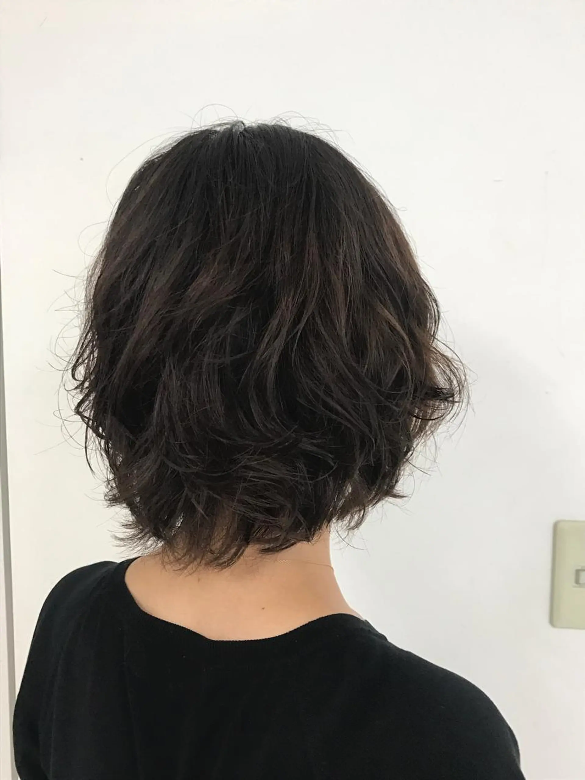 ショート パーマ 大石 さやかのヘアスタイル